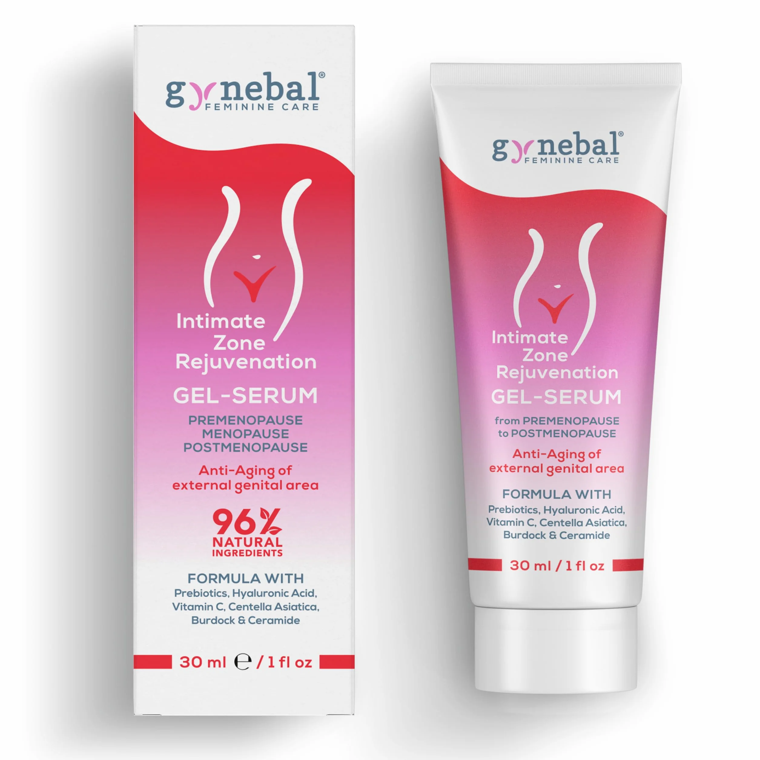GYNEBAL Gel-Serum intimo 30 ml super idratante antietà secchezza intima femminile menopausa ialuronico vit C ceramidi