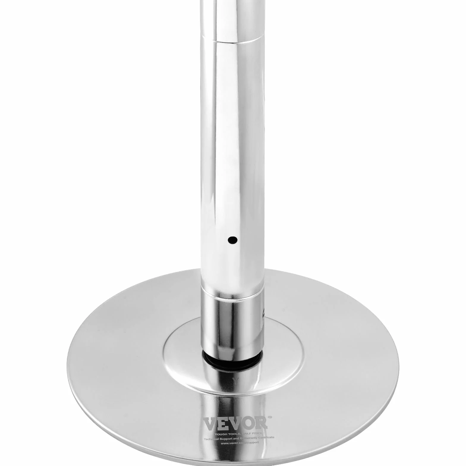 VEVOR Bastone da ballo professionale 45 mm acciaio inossidabile regolabile in altezza
