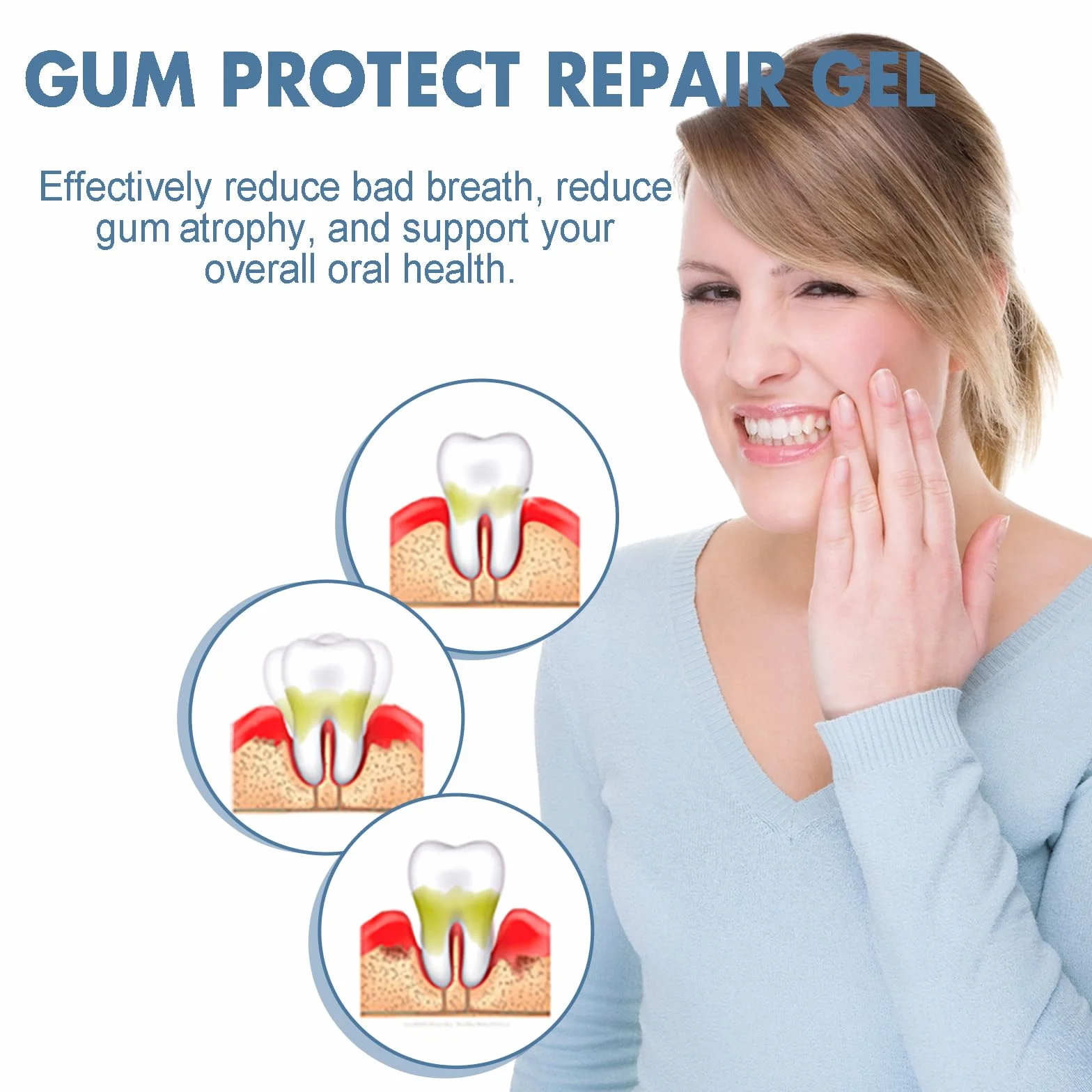 Kit Sbiancante Denti 4PC Gel per Denti Bianchi