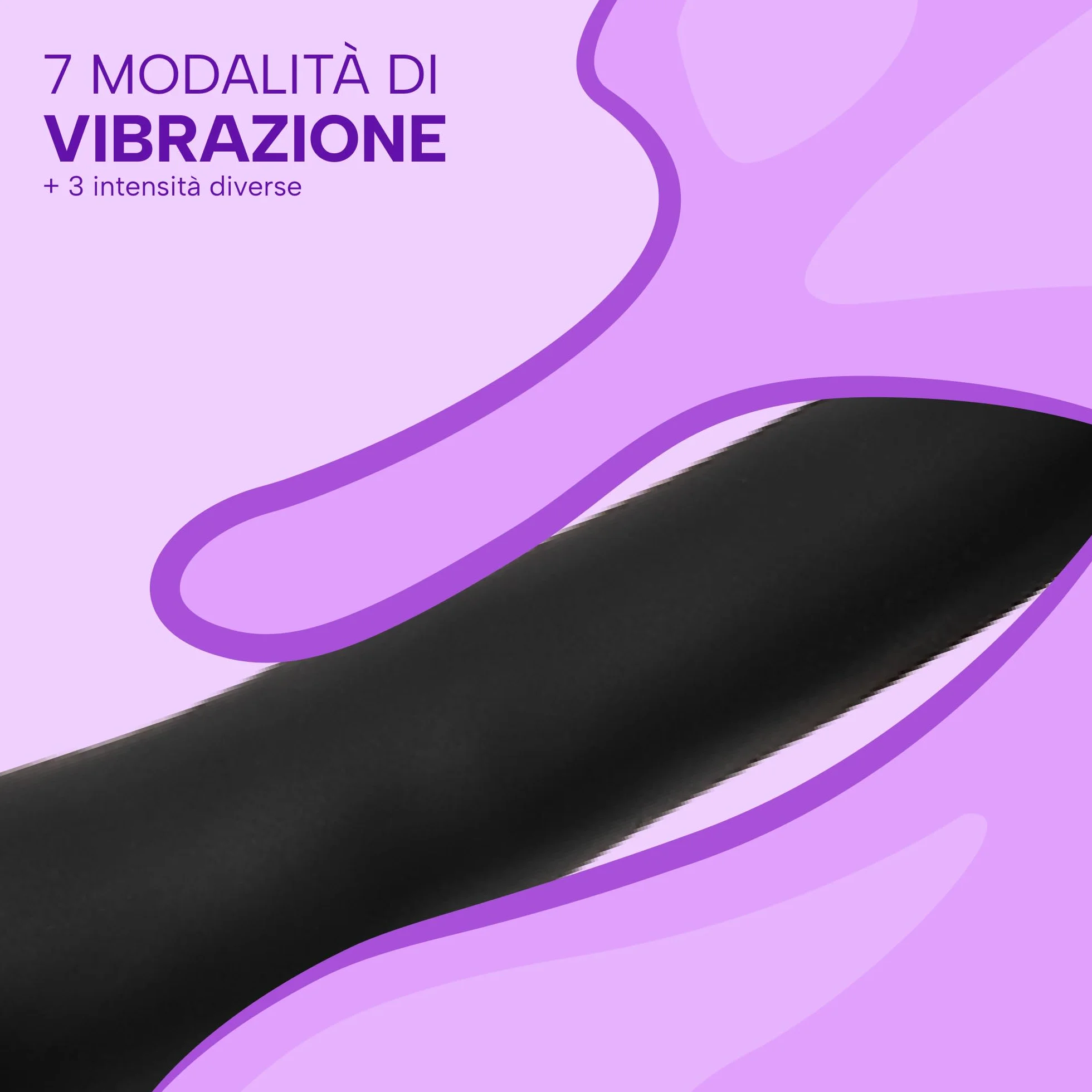 MySecretCase Strap On Doppio 15cm 8,5cm con Telecomando 7 Modalità di Vibrazione 3 Livelli di Intensità per Donna
