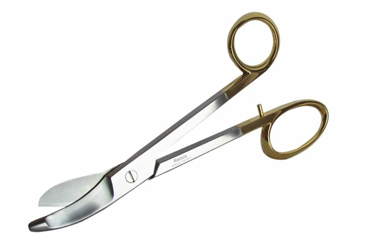 REMOS Forbici per gesso con tagliente al carburo in acciaio inox - 24 cm
