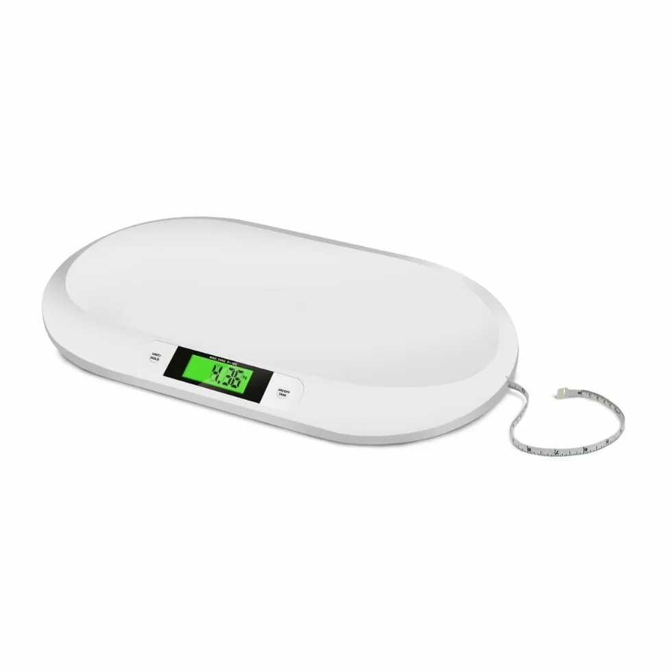 Bilancia Digitale Neonati LCD 20kg Spegnimento Automatico Tara Pesa Pediatrica