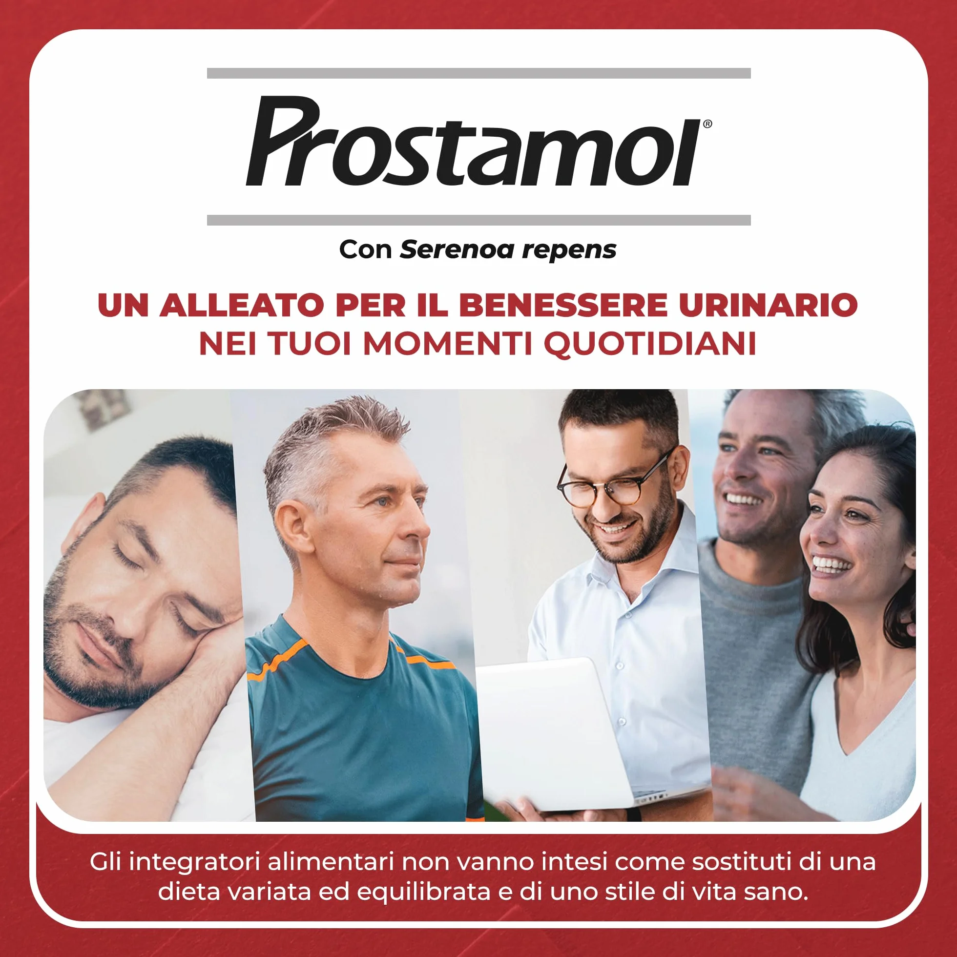 Prostamol 120 Capsule Molli - Integratore Alimentare Serenoa repens 320 mg per Prostata e Vie Urinarie