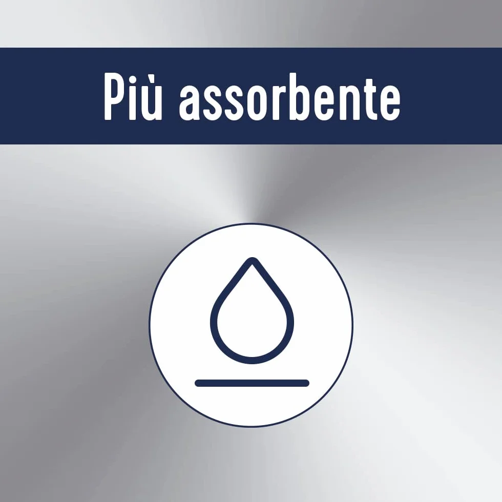 LINES È GIORNO con ali, Pacco scorta da 132 assorbenti per ciclo mestruale, l'unico con struttura in Lactifless, il più assorbente e flessibile della gamma Lines, con Odor Protection