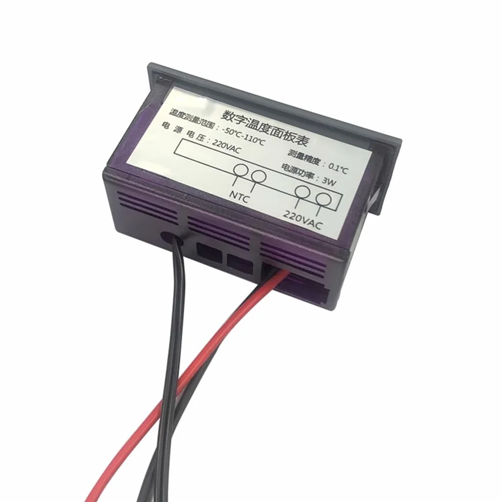 Termometro Digitale LED 220V Mini-50°C a 110°C con Sensore