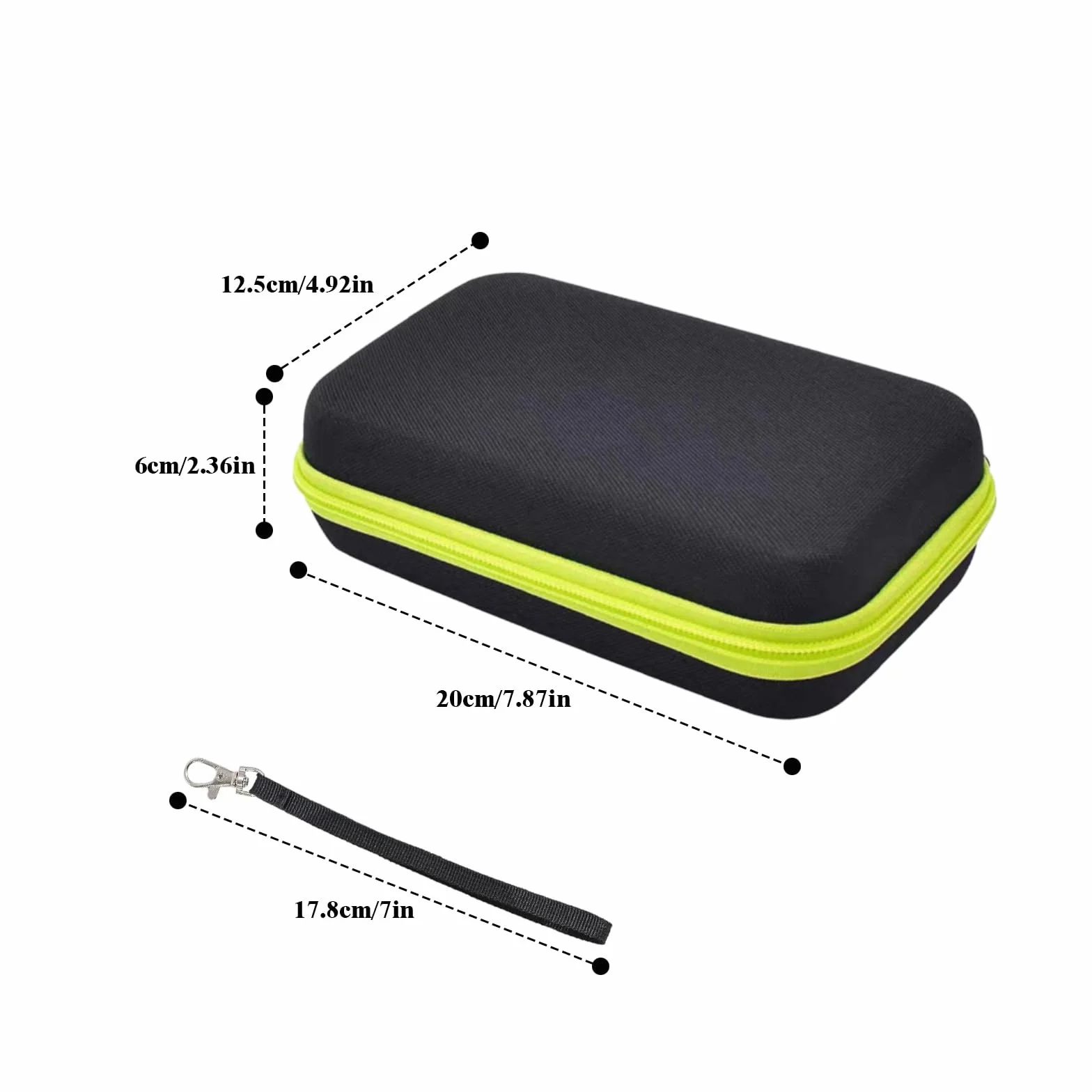 Porta Rasoio, Custodia Trimmer Portatile Custodia Rigida da Viaggio, Lama Robusta e Supporto Lame con Spugna, Impermeabile Borsa da Viaggio Rigida in EVA, Compatibile con Philips Oneblade