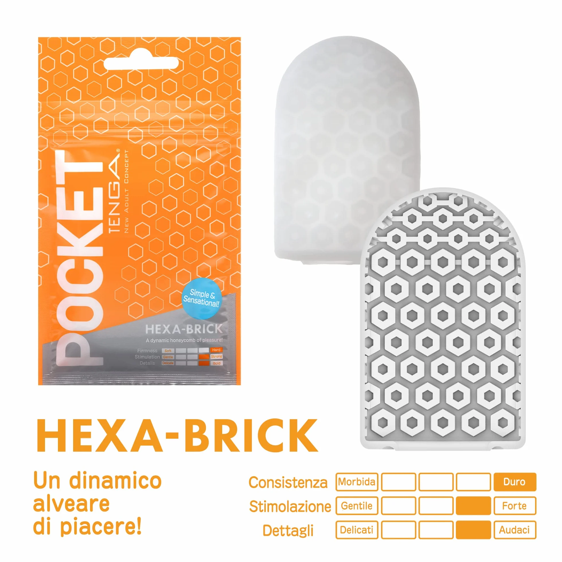 POCKET TENGA SERIES (WAVE LINE + CLICK BALL + BLOCK EDGE + HEXA-BRICK + CRYSTAL MIST + SPARK BEADS)