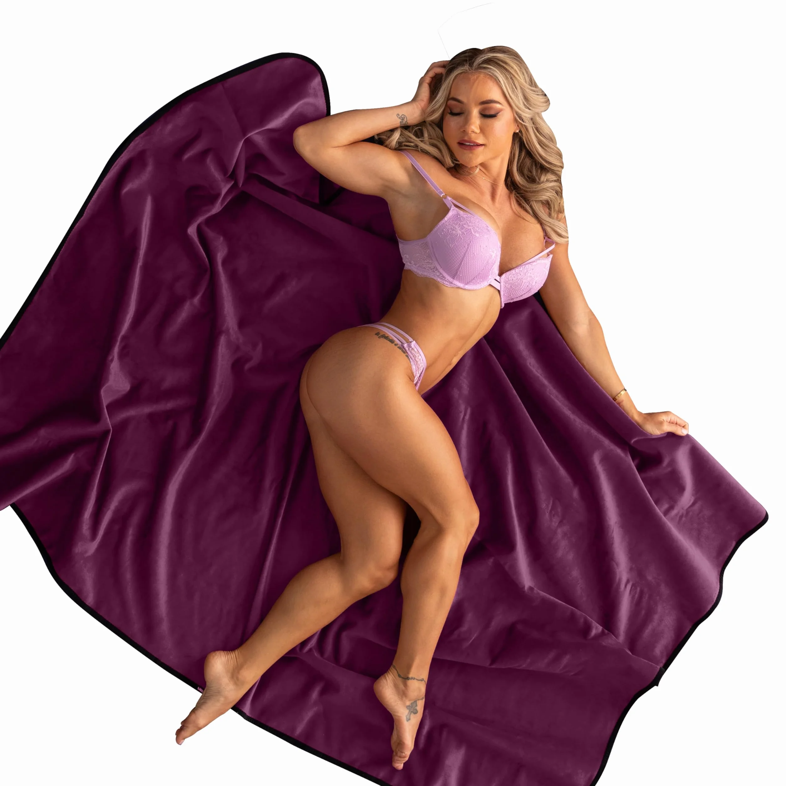Liberator Fascinator Throw Plum 4600g