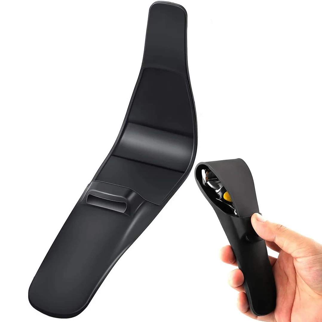 Protettiva per Rasoi vviaggio,Custodia Protettiva per Rasoio,Custodia Protettiva Portatile per Rasoio,Custodia per Rasoio Di Sicurezza, Custodia Rasoio del Silicone,Nero