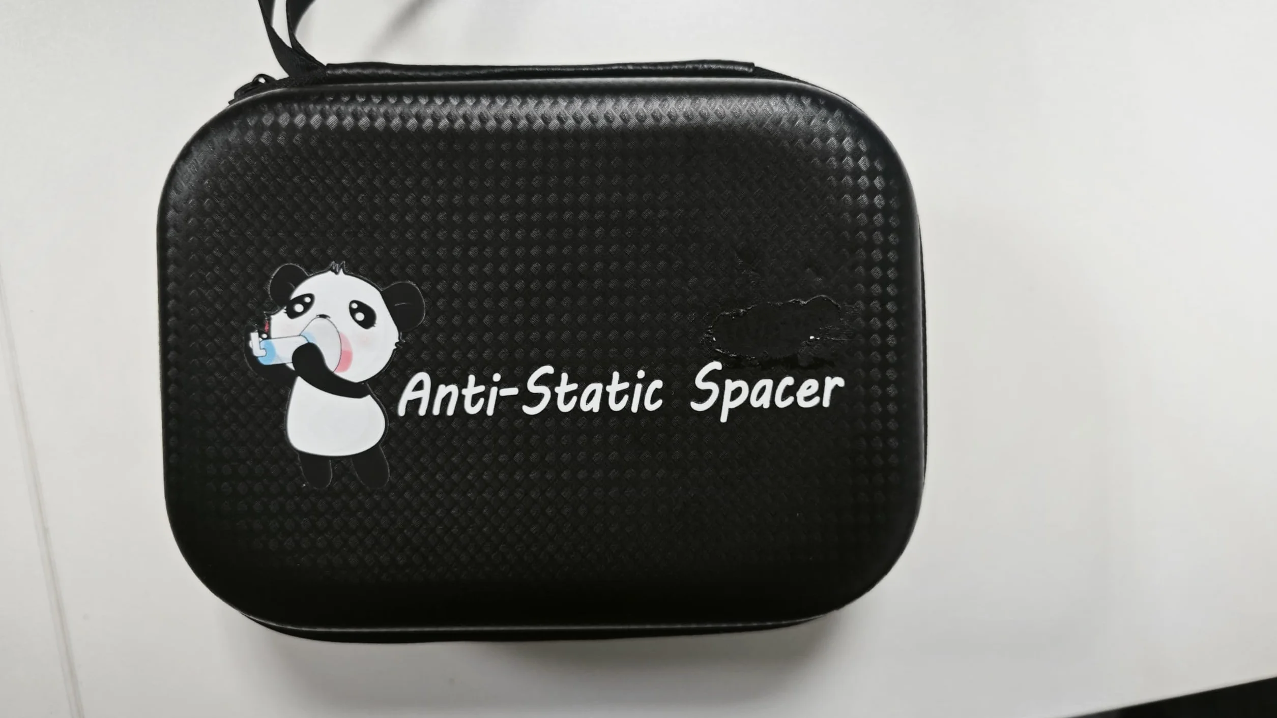 Distanziatore per inalatori bambini con maschera e custodia da viaggio, camera di aerosol utilizzata con qualsiasi inalatore a dose misurata per asma (maschera per bambini)