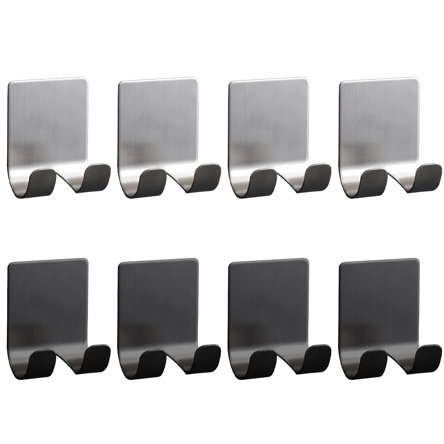 Porta Rasoio Da Bagno Da 8 Pezzi, Porta Rasoio In Acciaio Inossidabile, Porta Rasoio Autoadesivo, Porta Rasoio Senza Perforazione, Porta Spazzolino, Porta Rasoio Da Bagno