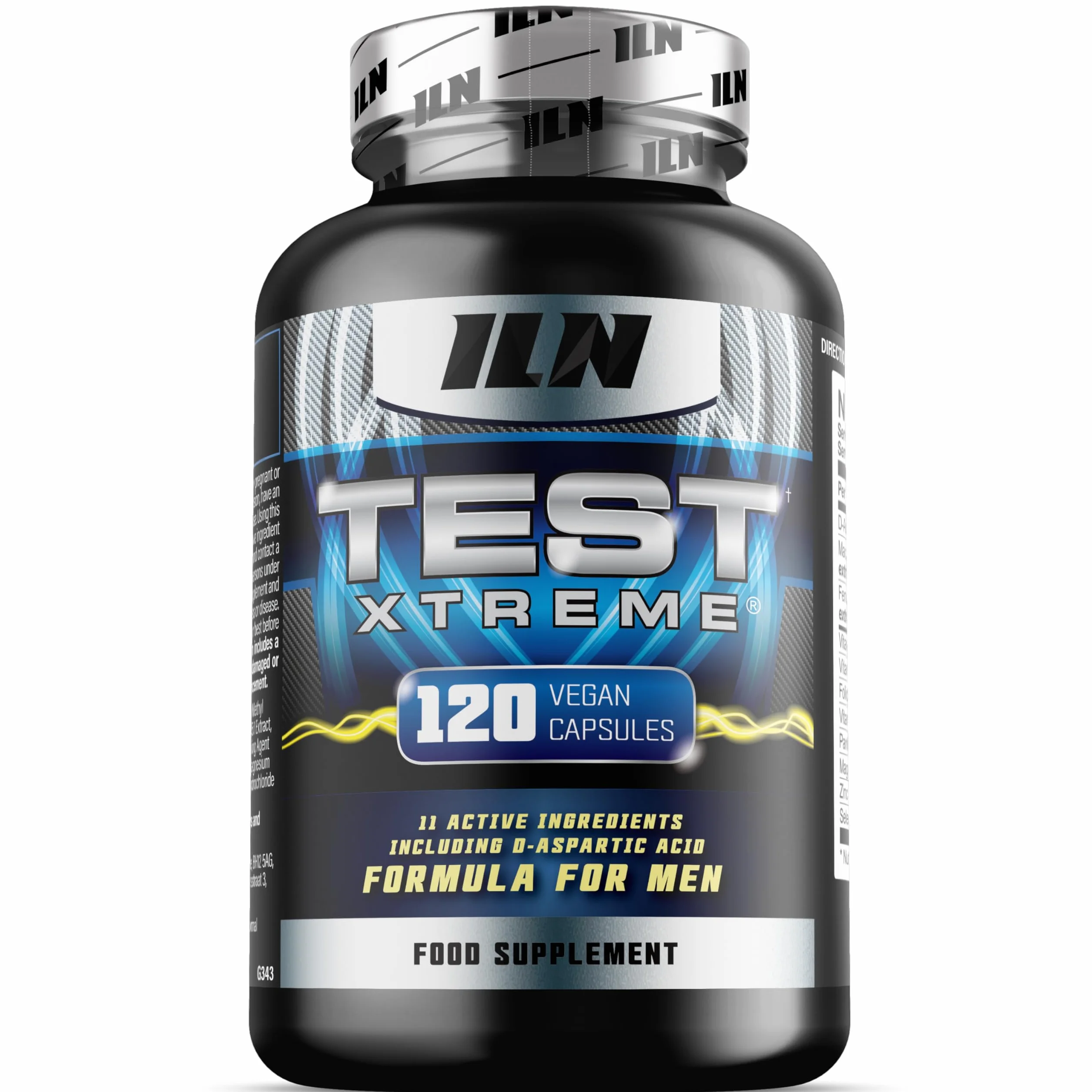 Test Xtreme Booster per Uomo – Integratore Uomo Avanzata con Acido D-Aspatico, Zinco e Magnesio – 120 Capsule Vegane