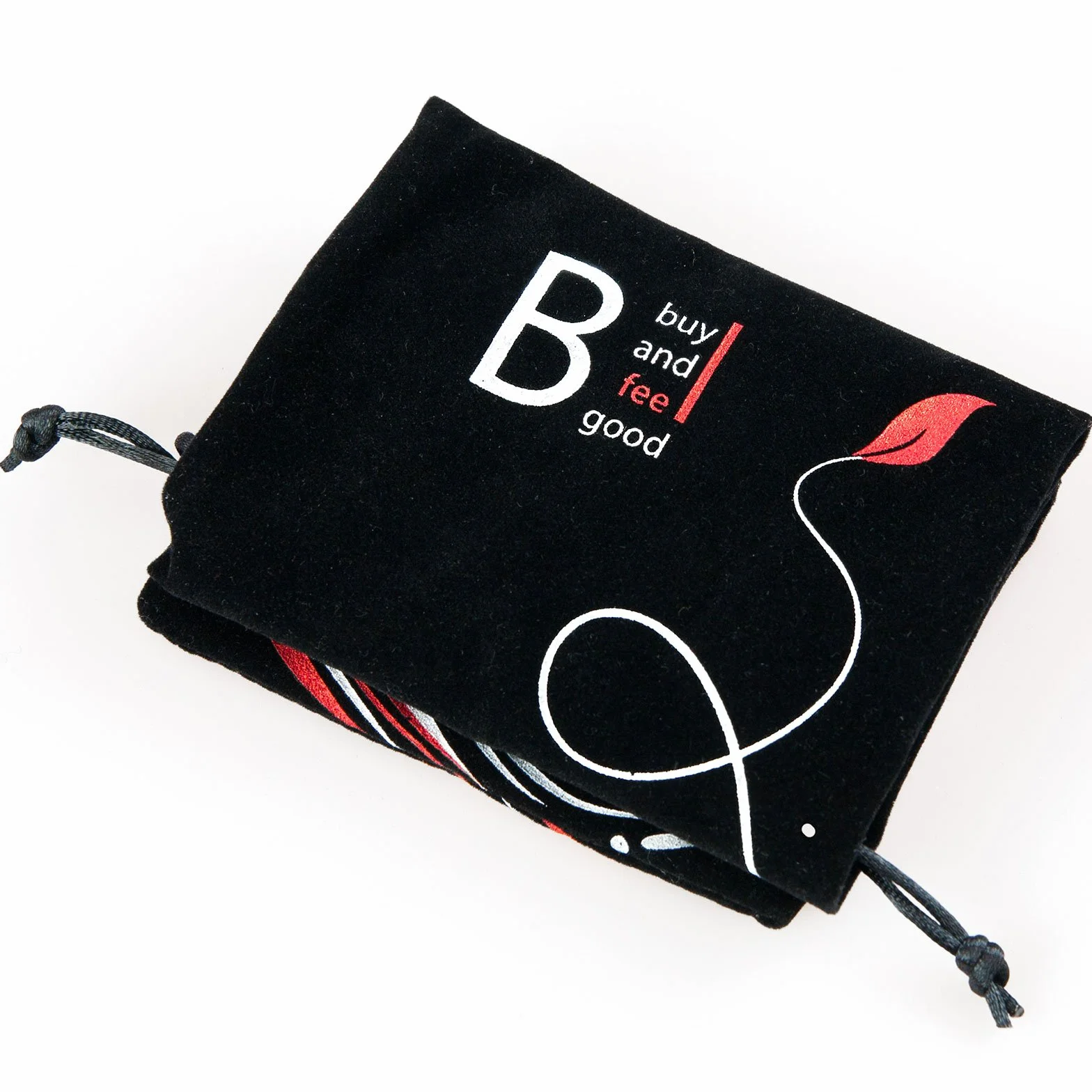 SACCHETTO DI DESIGN BuyAndFeelGood per MAGIC WANDS e DILDO 35 x 12 cm chiusura con cordoncino