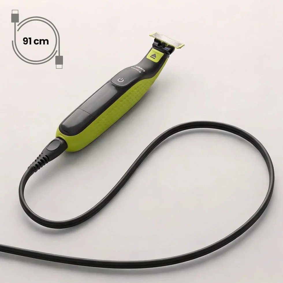 Philips OneBlade 360 Cavo USB 5V Ricarica Rapida per Rasoi QP2724 QP2720 QP2824 QP2734 QP4631 MG7910 MG5910 MG9510 PQ888 PQ889 Serie 2400