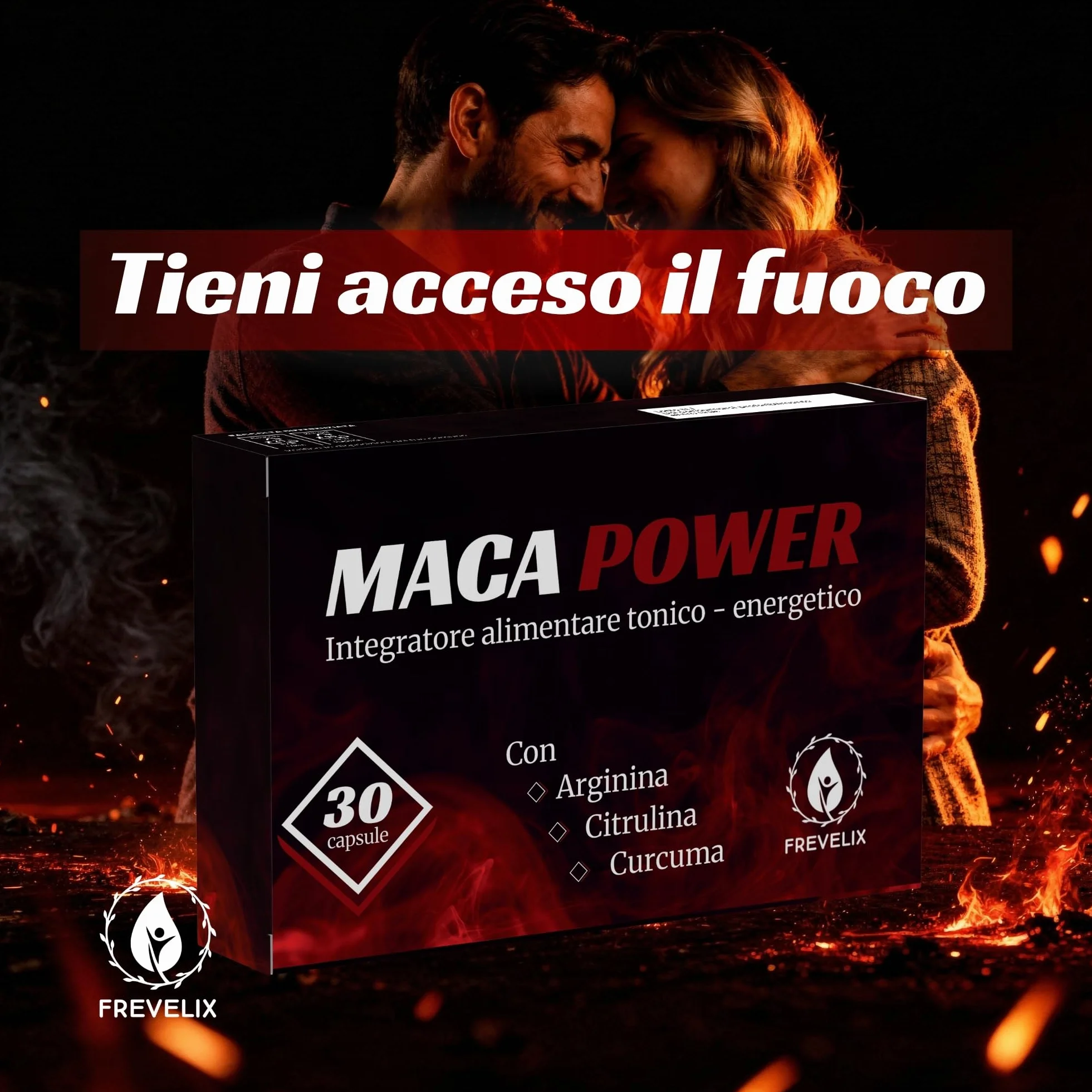 Integratori Sessuali per Uomo 30 Capsule - Complex Originale con Maca Peruviana, L Arginina, L Citrullina e Curcuma
