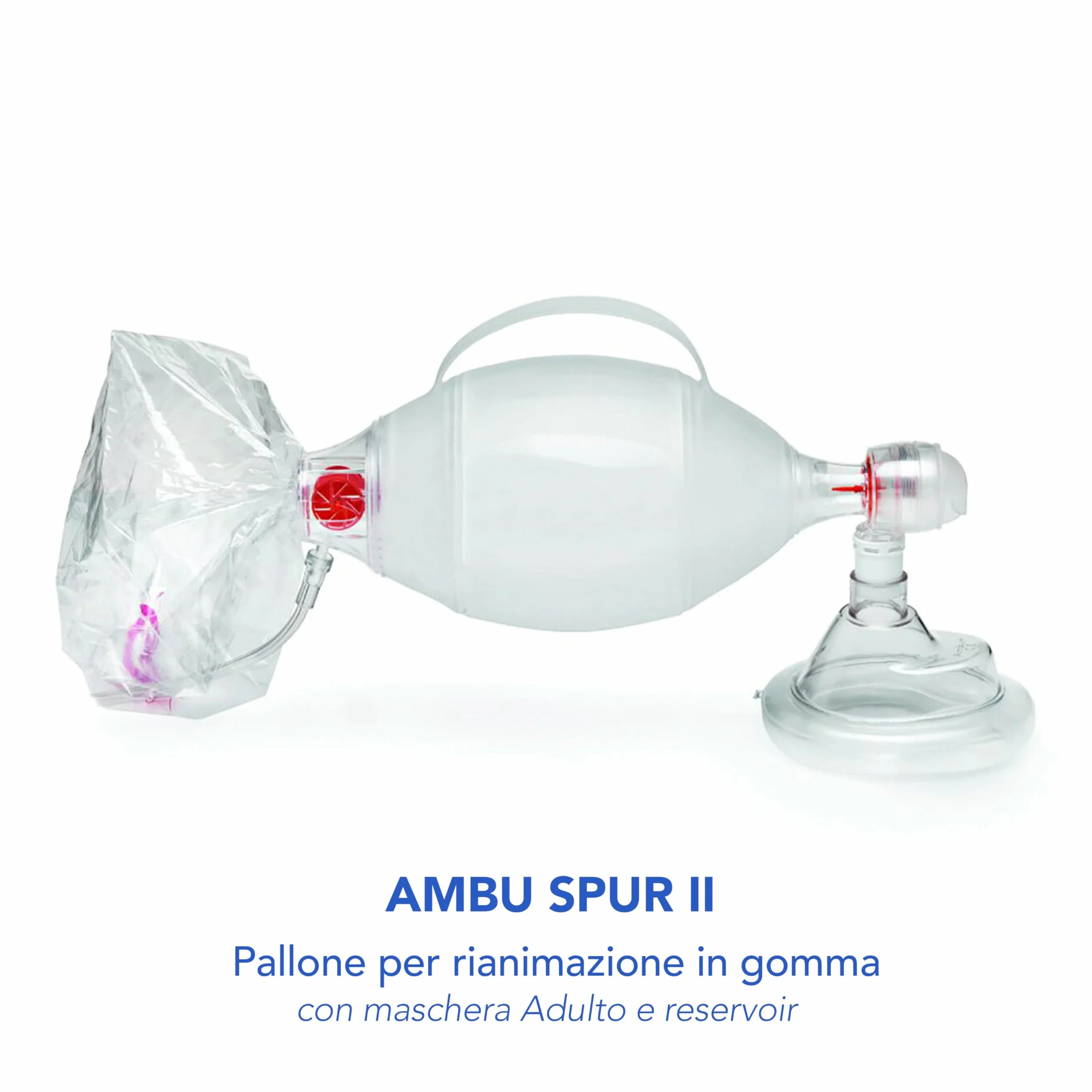 OXY SAVER Kit di Primo Soccorso senza bombola di ossigeno con pallone ambu guedel Made in Italy
