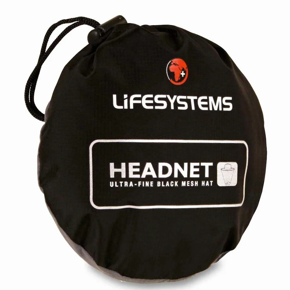 Lifesystems Midge Mosquito Head Net Hat Unisex Nero One Size