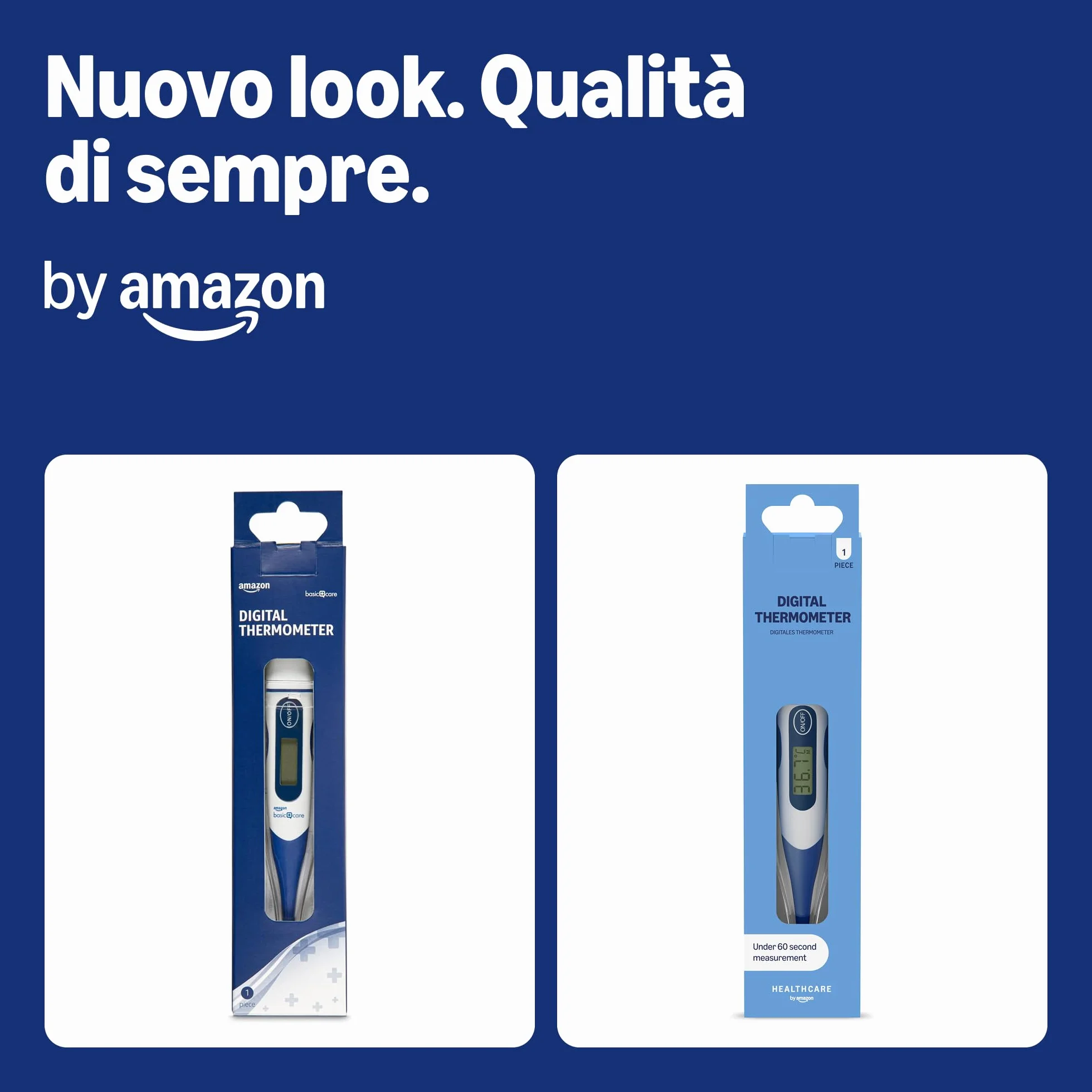 Termometro digitale Healthcare By Amazon, Blu