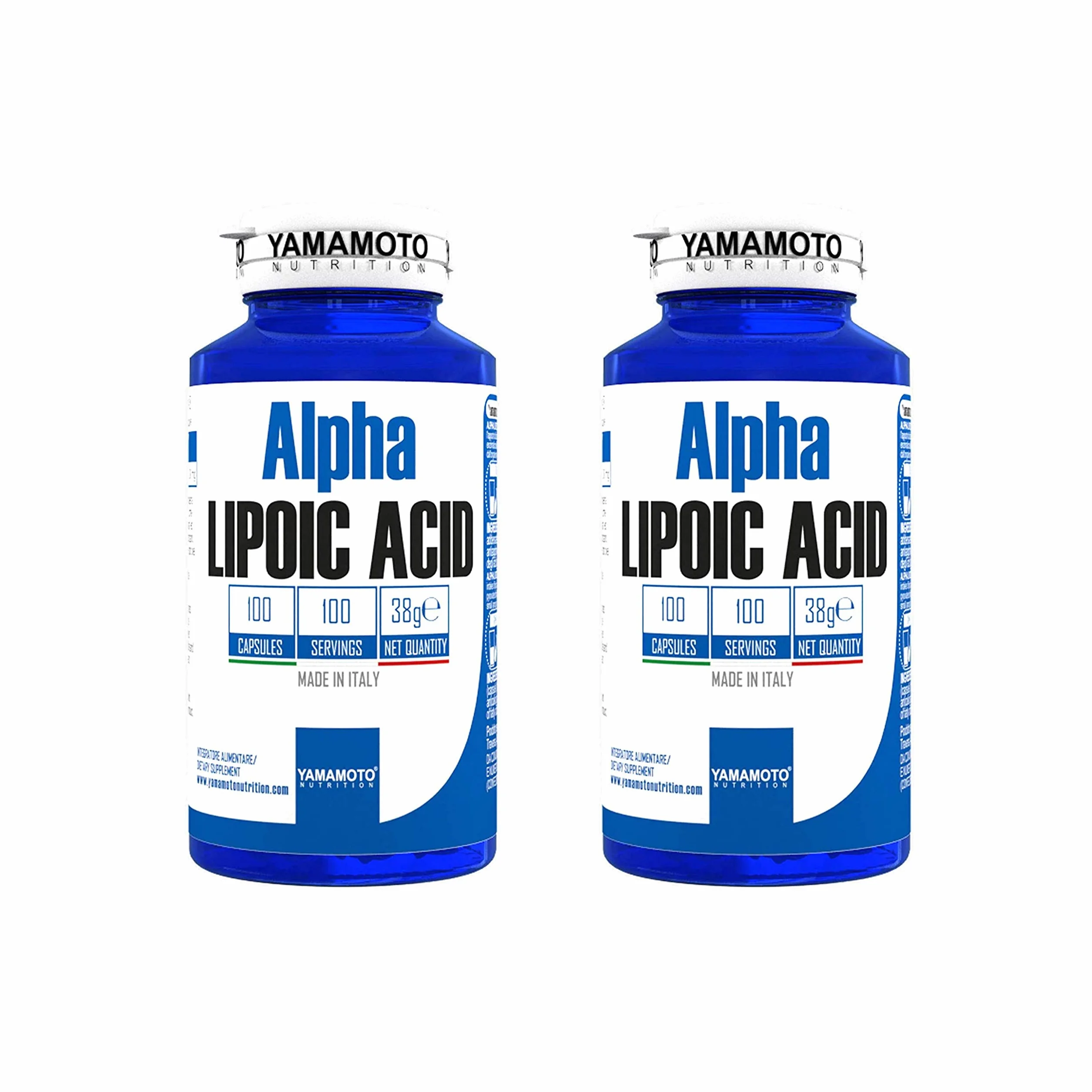 Yamamoto Nutrition Alpha LIPOIC ACID integratore alimentare acido alfa lipoico 200 capsule