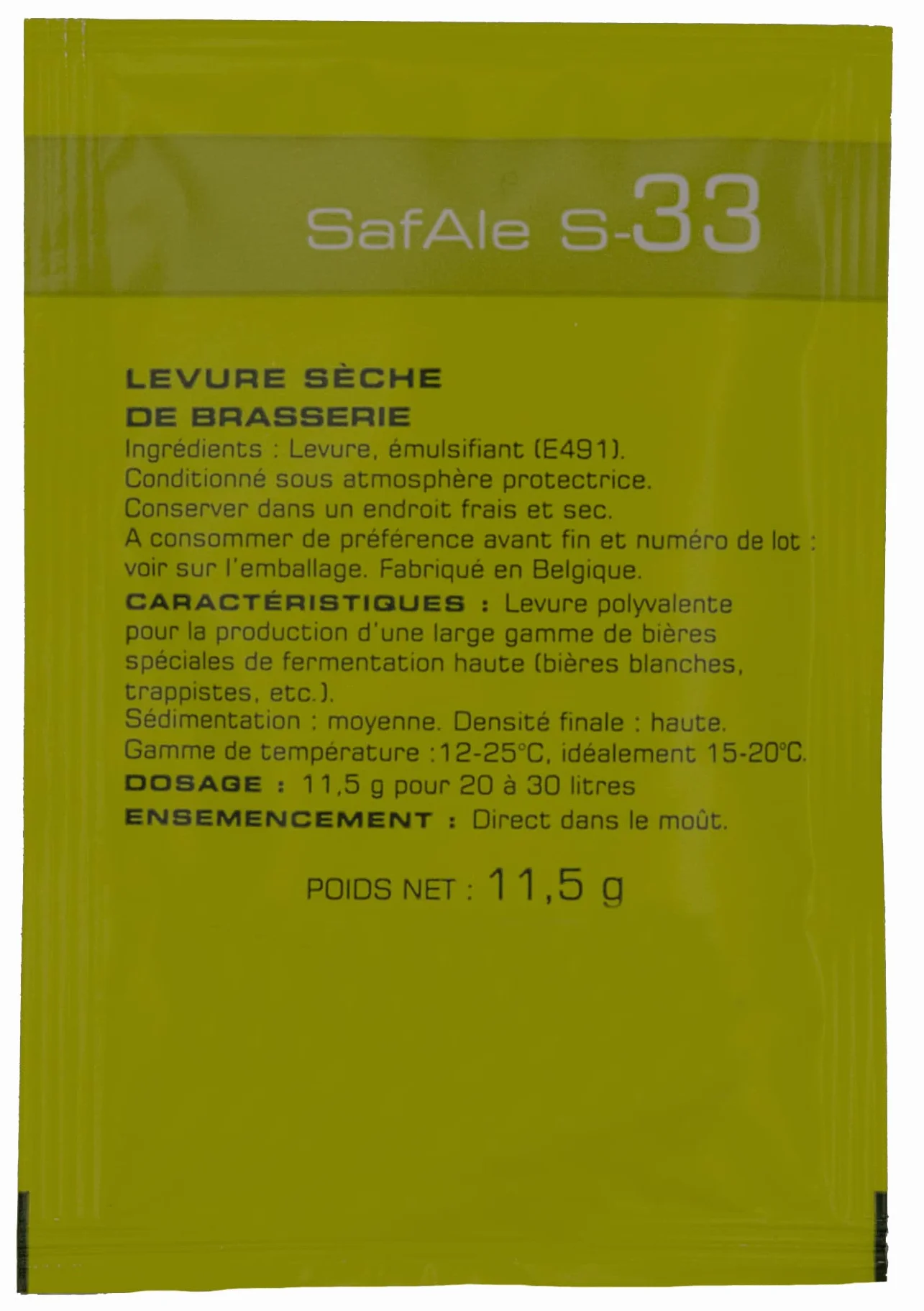Fermentis lievito di birra US-05 W 34/70 S-33 S-23 alta fermentazione bassa fermentazione