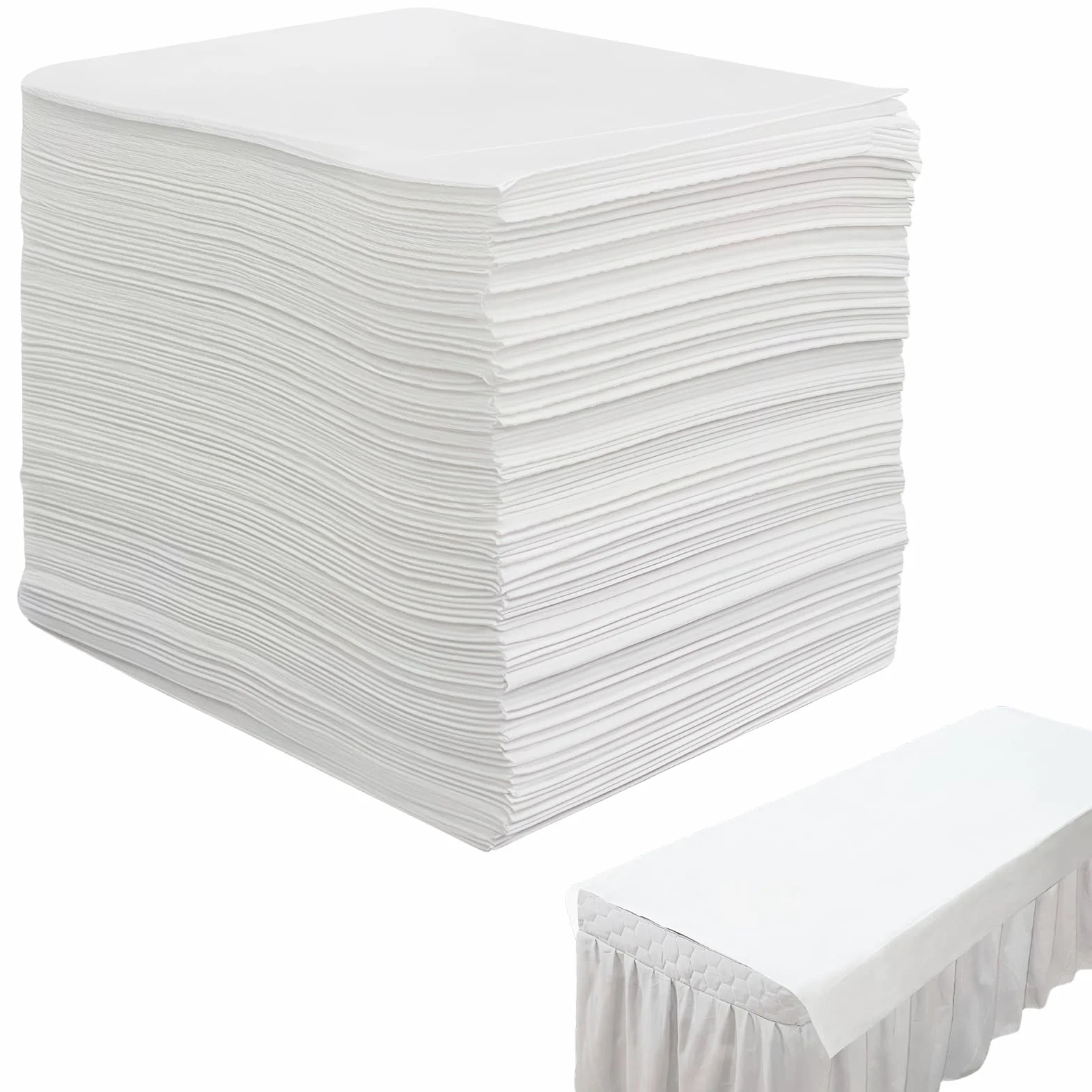 Set 100 Lenzuola Usa e Getta 80 x 180 cm per Massaggi Salone Spa Hotel