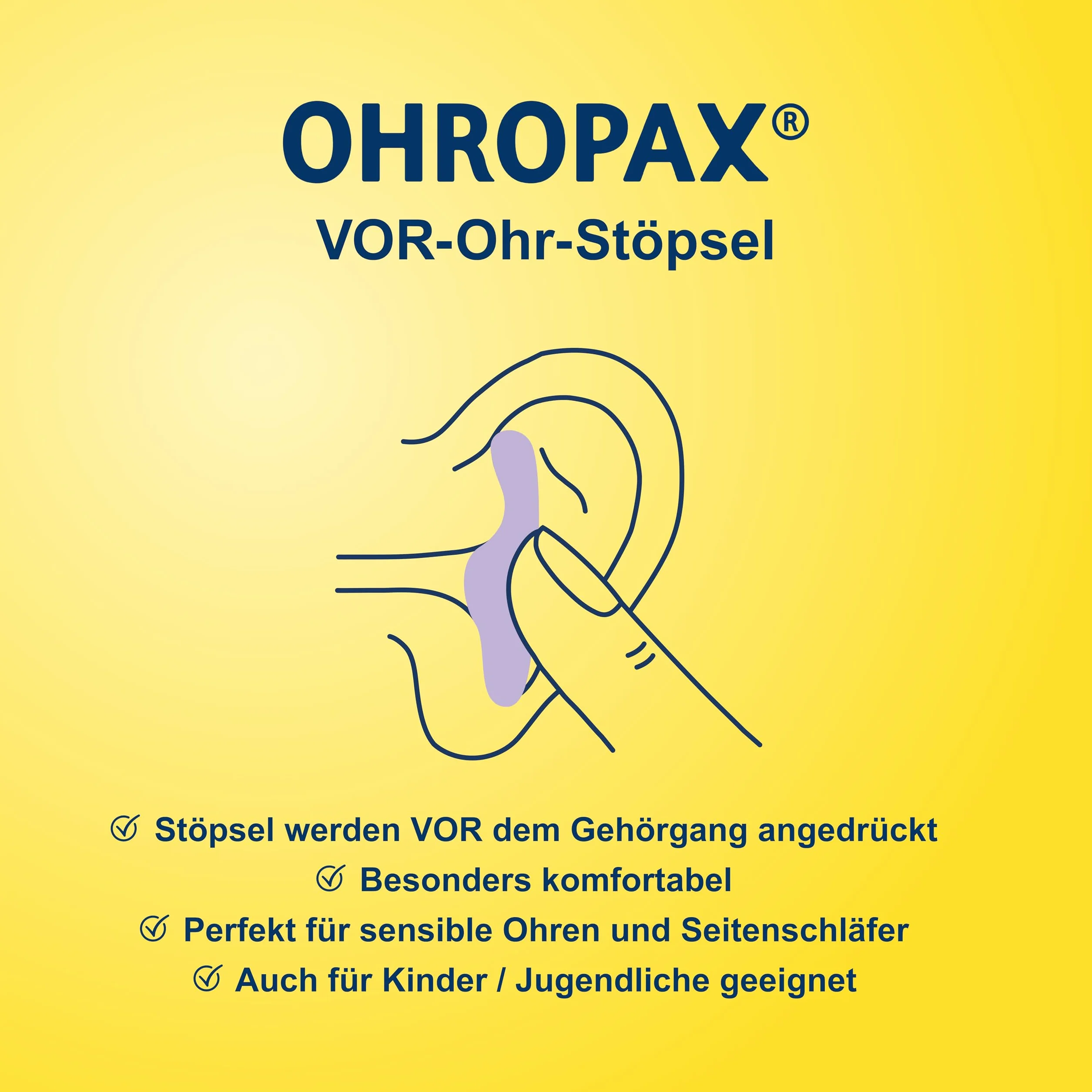 OHROPAX Tappi per le orecchie Classic – Tappi per le orecchie per la protezione da rumore, umidità e vento, realizzati in cera modellabile, comodi e adatti a tutte le orecchie, valore di isolamento