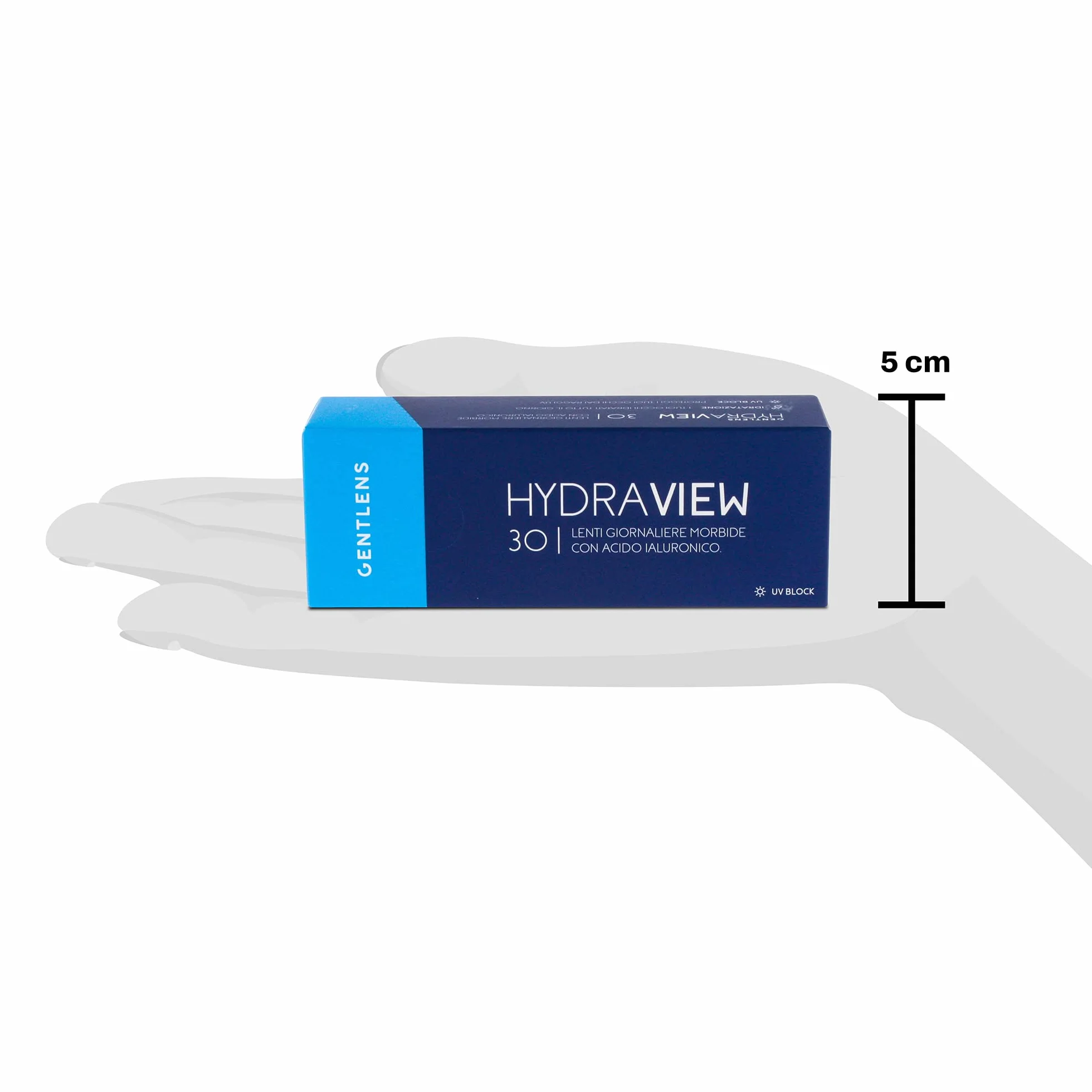 GentLens Hydraview 1 Day 30p - Lenti a contatto giornaliere morbide - (-3.00)