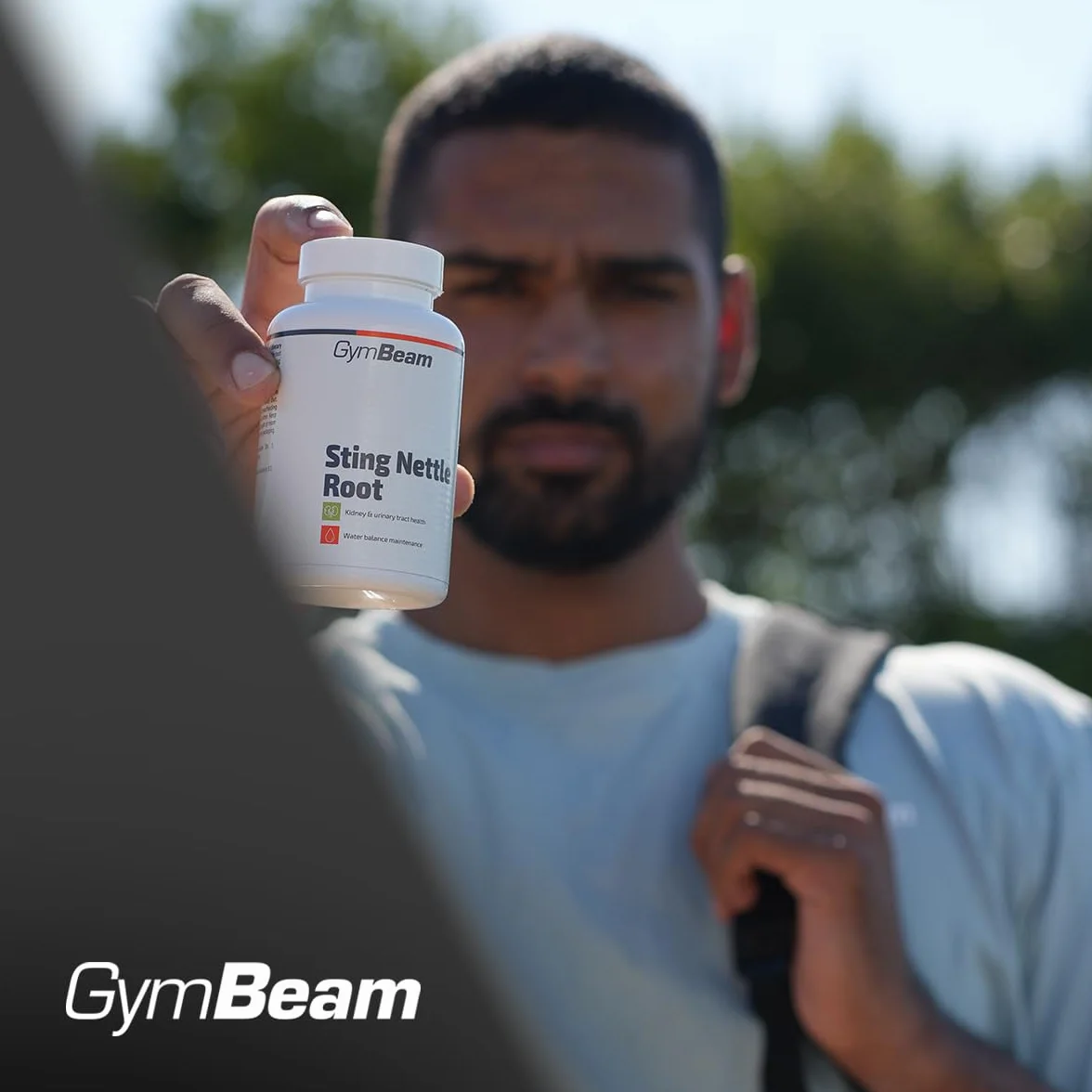 GymBeam Estratto di Radice di Ortica 90 cps 500 mg 10:1 Supporto Salute Muscolo-Scheletrica Cardiovascolare
