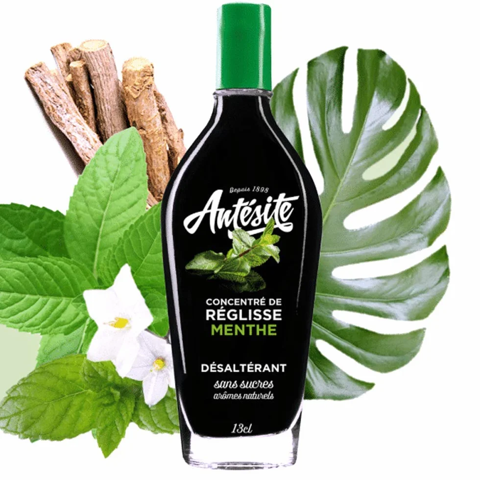 Antésite Menta Liquirizia Concentrato Estratti di Menta Naturale Bottiglia 13cl