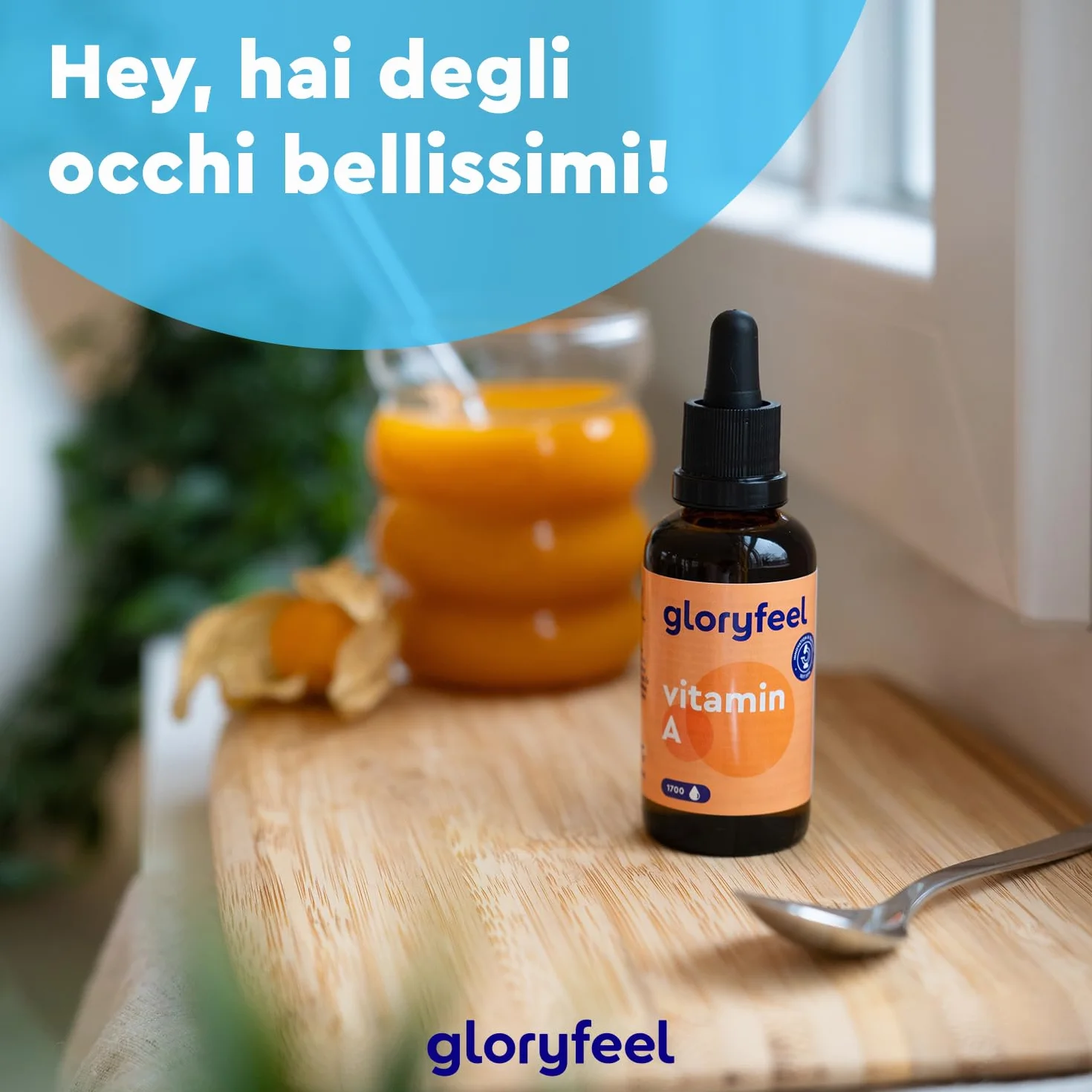 Vitamina A Gocce 3.333 UI 1.000µg, Integratore Vitamina A Pura 50 ml (1700 Gocce), Vitamina A da Palmitato di Retinile, Vitamina A Retinolo in Gocce in Olio TCM, Integratore Pelle & Vista Vit A