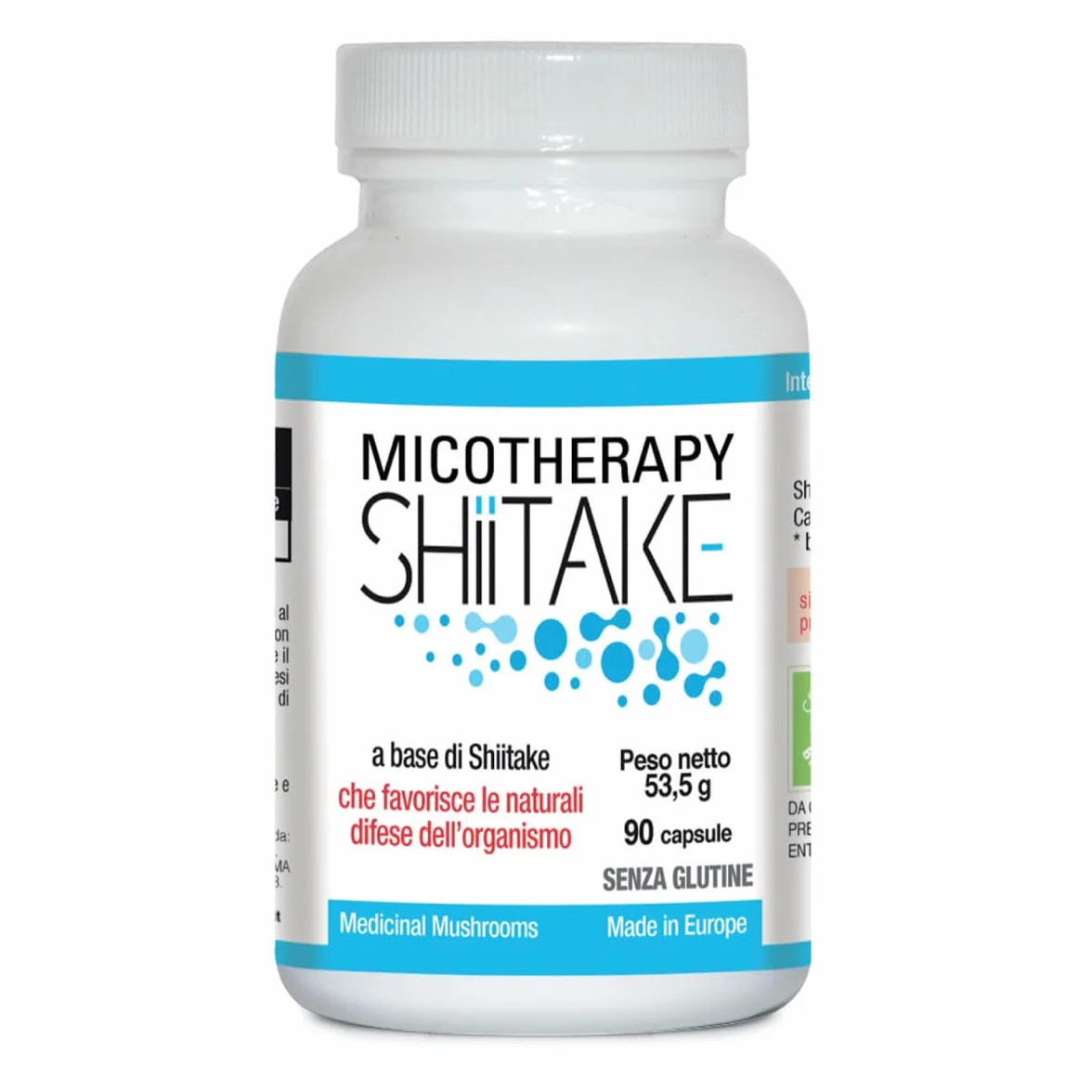 AVD REFORM | Micotherapy Shiitake – Integratore con Shiitake (Lentinula edodes) da coltivazione biologica per vitalità e difese naturali – 90 capsule – Prodotto in Italia