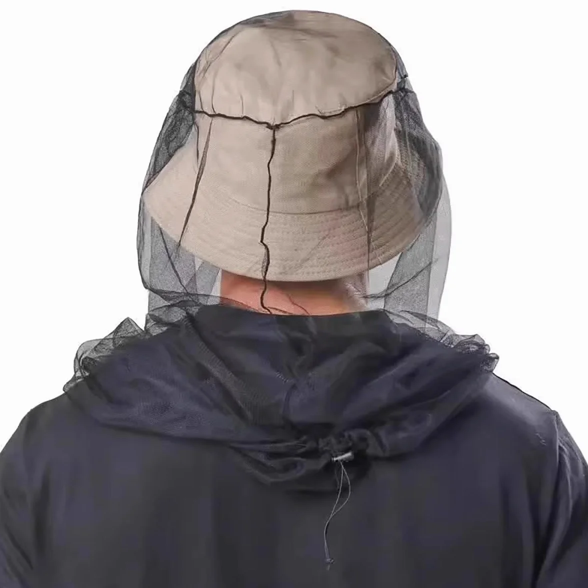 Zanzariera Testa per Insetti con Borsa Trasporto, Head Net Face Mesh Cover per Esterni, Cappello Pesca