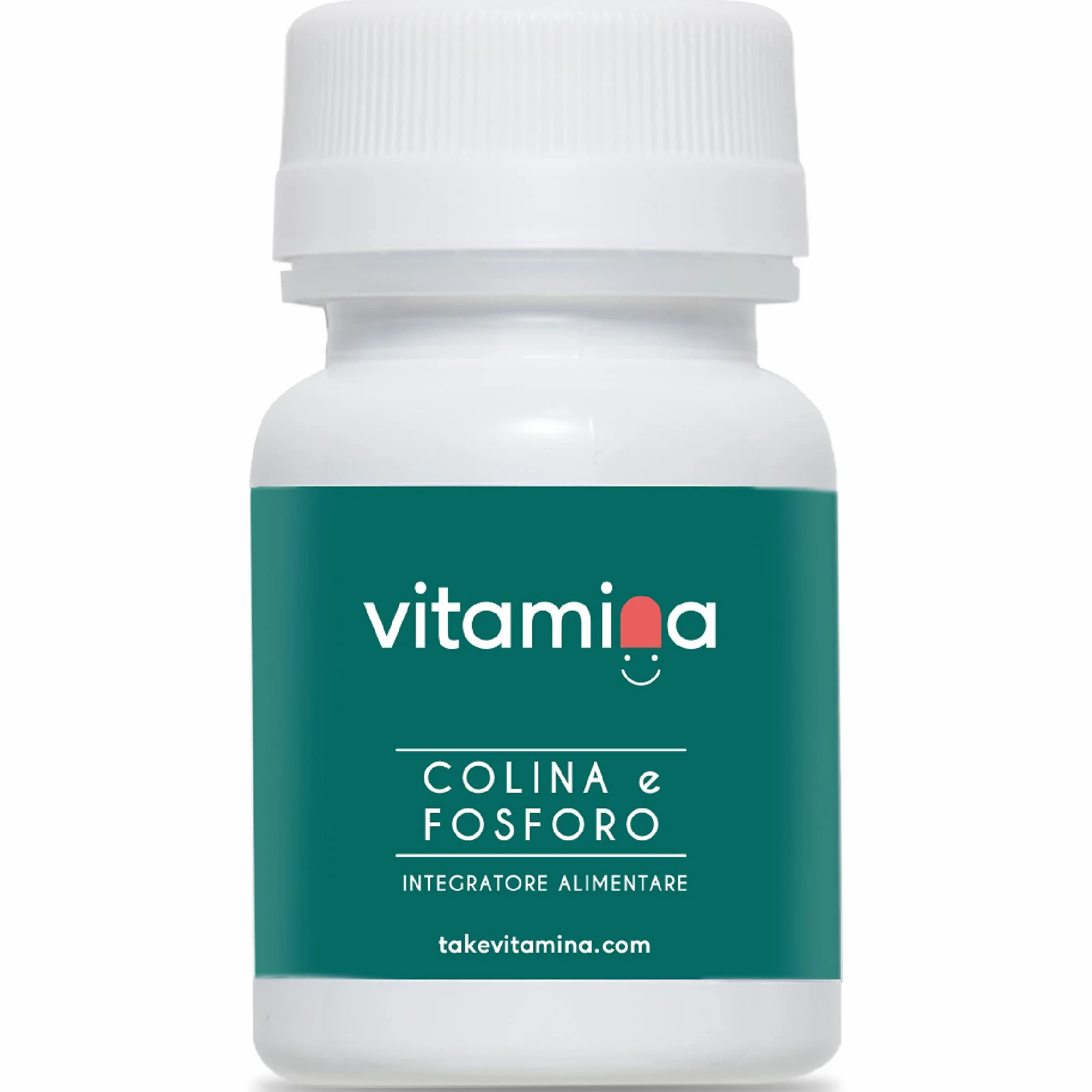 Vitamina® Colina e Fosforo con Vitamina B6 Integratore per Concentrazione Mente Memoria 30 compresse senza OGM Glutine Lattosio