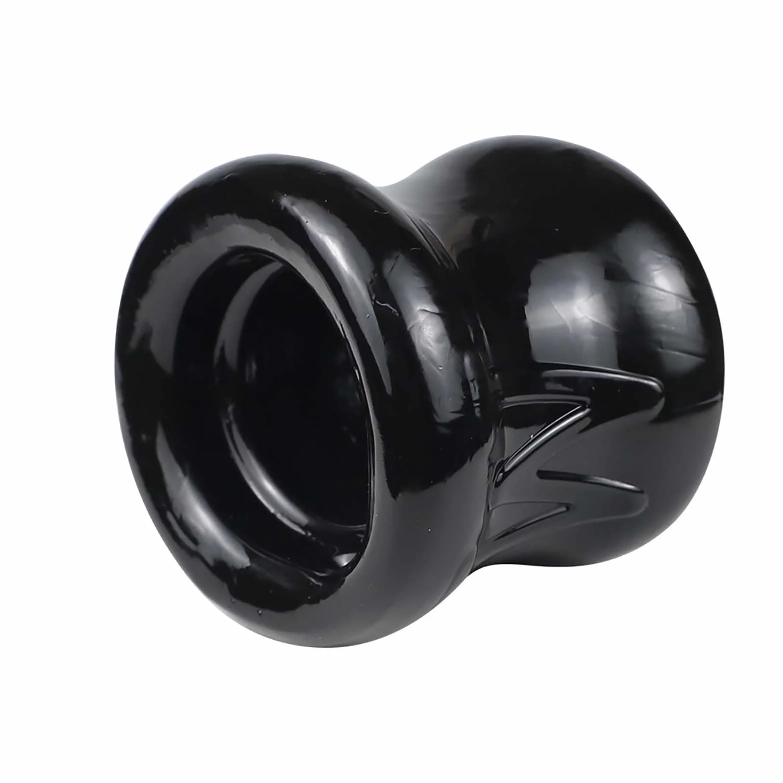 Set di stretching con anelli elastici leggeri e resistenti, anelli morbidi per esercizi da uomo - E65IT (Black)