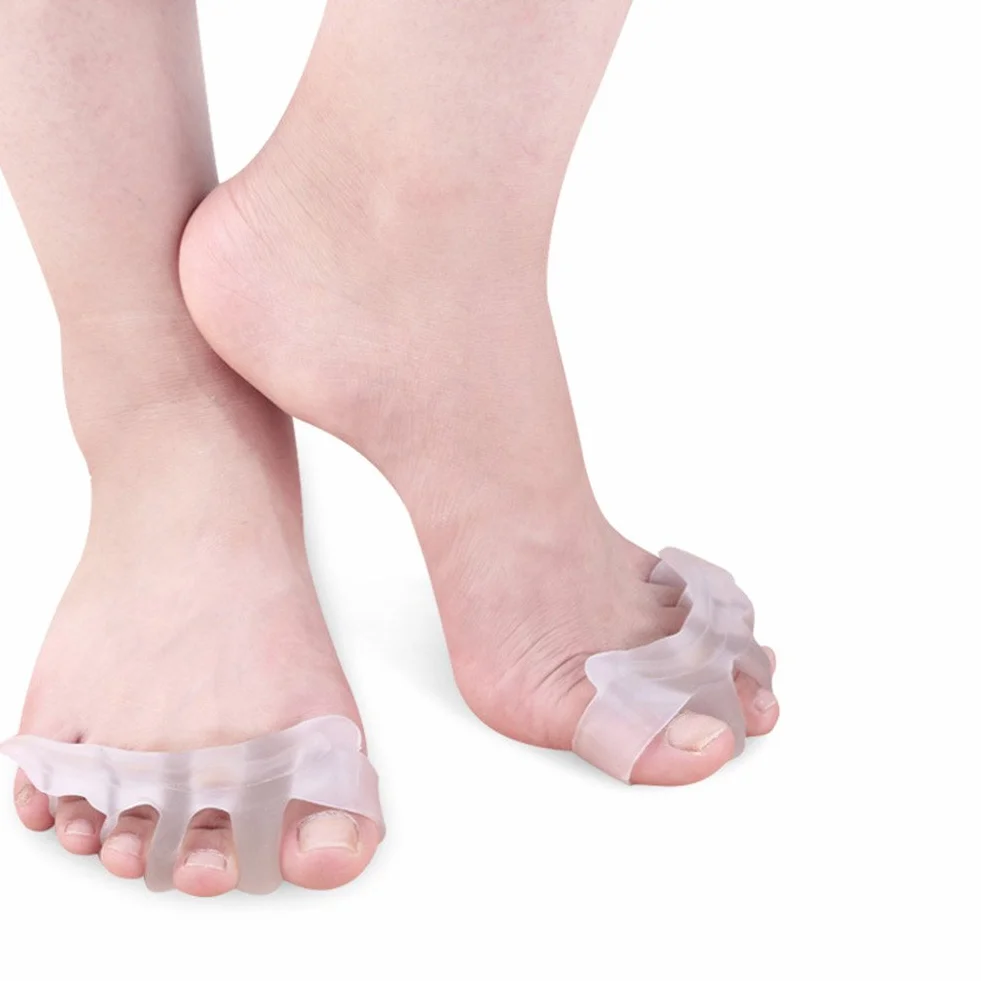 Tutore Alluce Valgo Correttore Separatore Dita Piede Silicone Raddrizza Dita Martello