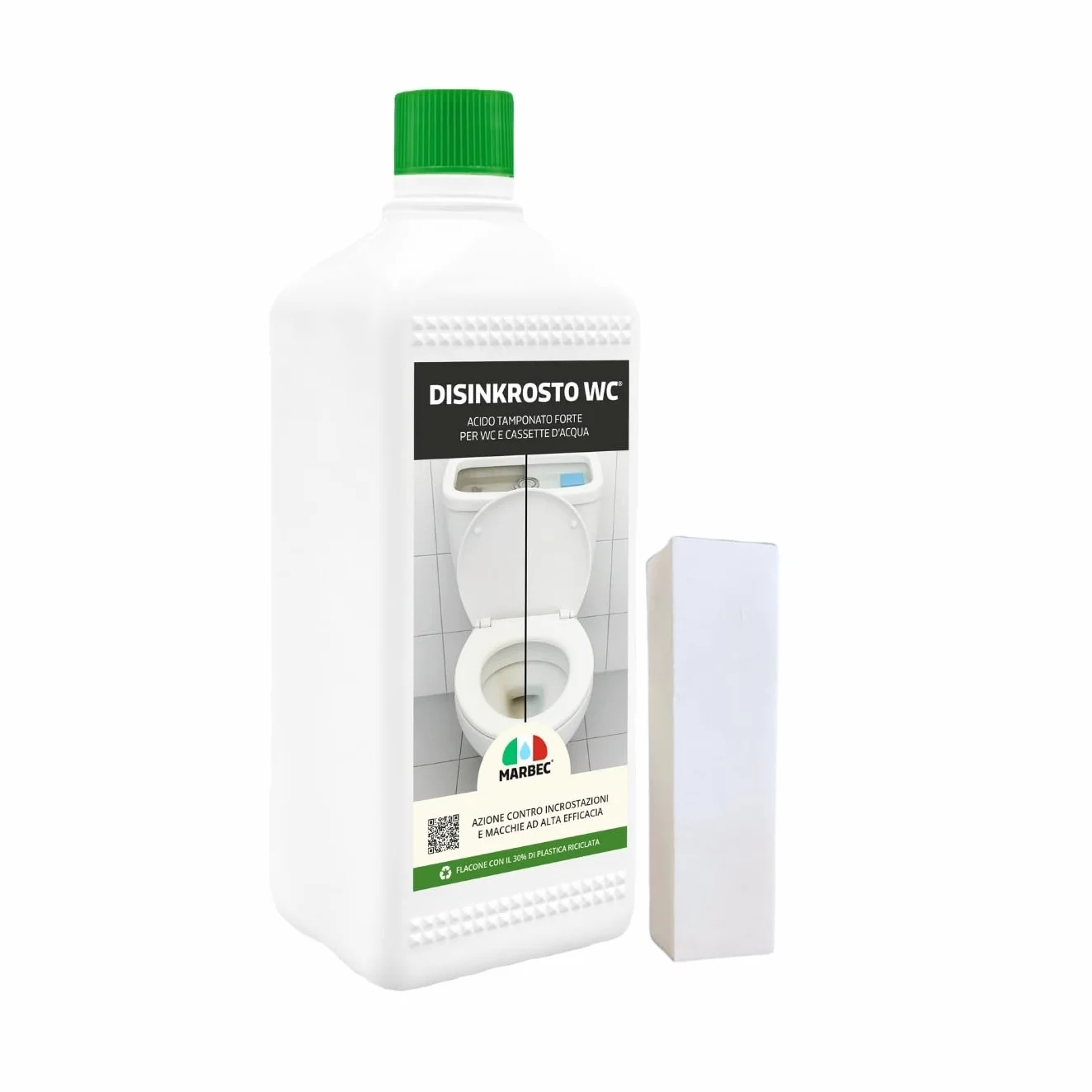 MARBEC DISINKROSTO WC 1LT Disincrostante forte per wc, elimina calcare e ruggine