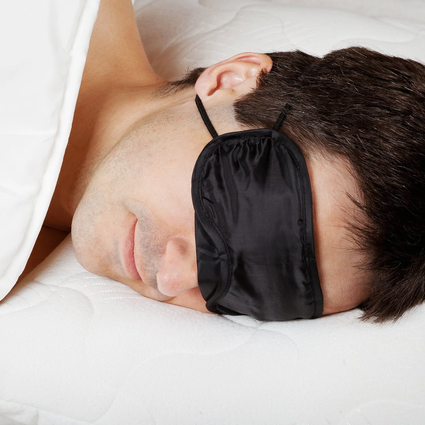 20 Pezzi Maschera per Occhi a Benda per Viaggio di Gioco del Sonno con Naso Pad (Nero)