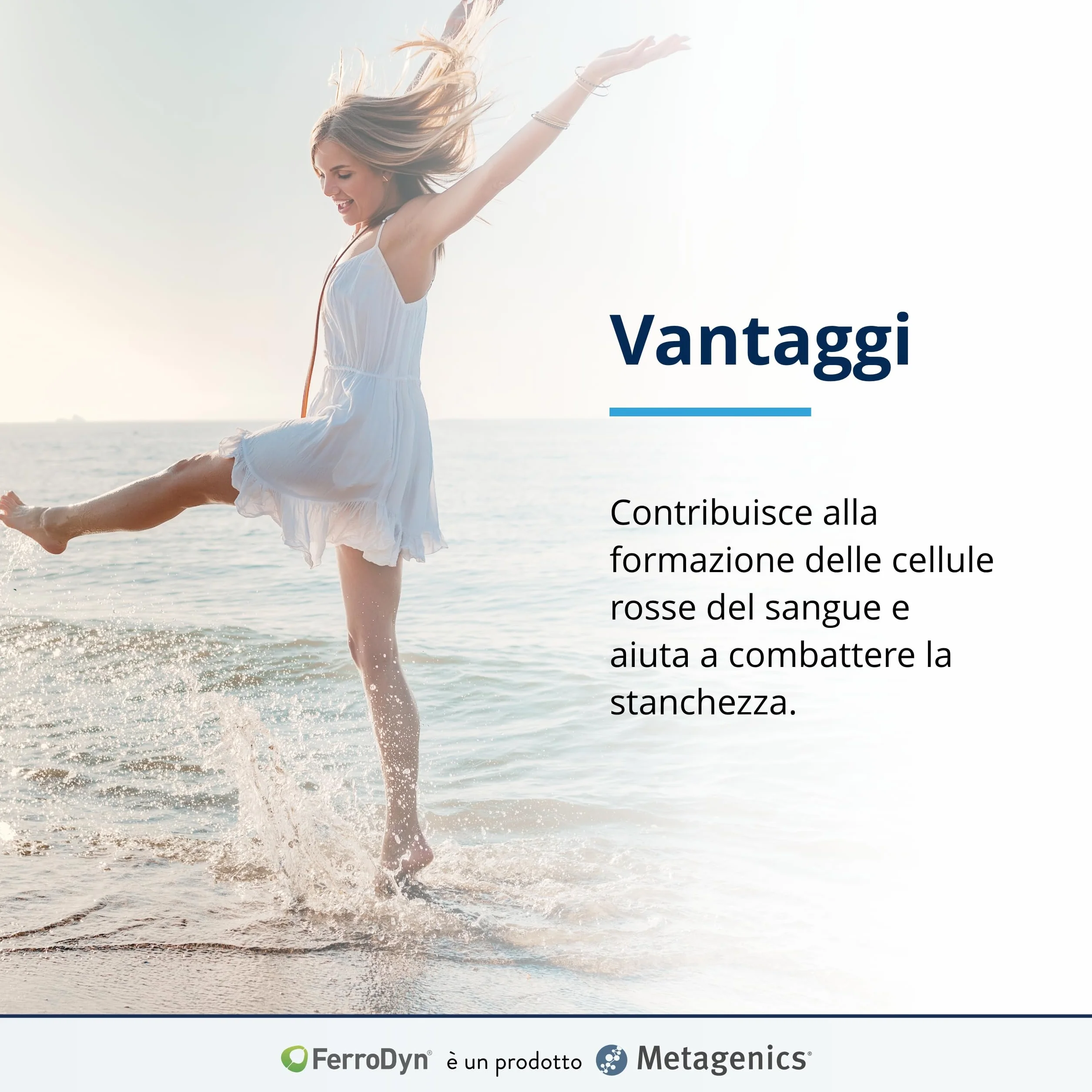 FerroDyn - Sostiene la Formazione dei Globuli Rossi e la Produzione di Energia - Utile in Caso di Affaticamento - 90 Capsule