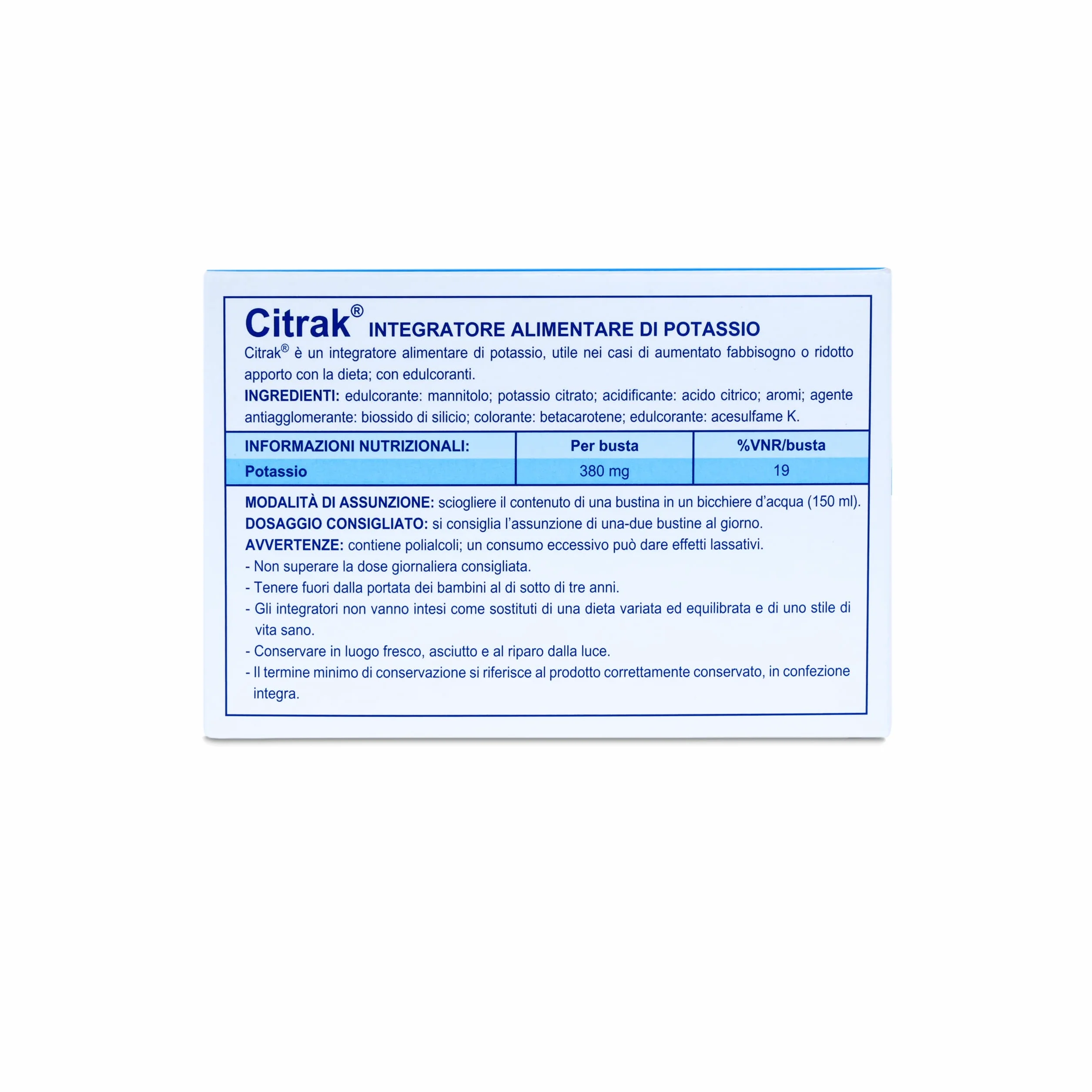 CITRAK 3g. 30 BUSTINE