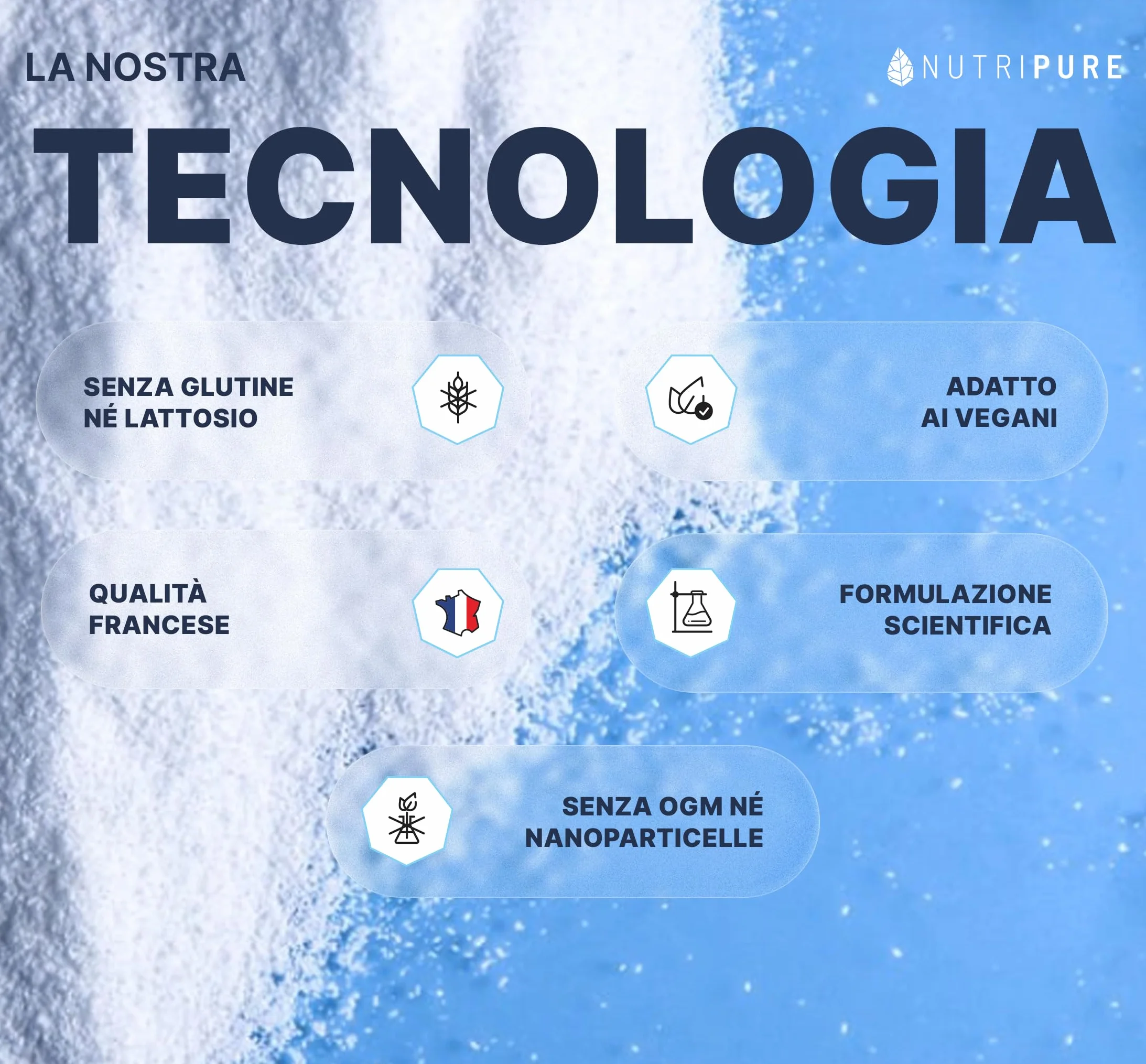 Glicina Pura | 100% Vegano | Aminoacido Essenziale | Ideale Per La Ricostruzione Del Collagene, Le Articolazioni E La Tendinite | Senza OGM, Senza Additivi | 31 Dosi | Bustina Da 310 G | Nutripure