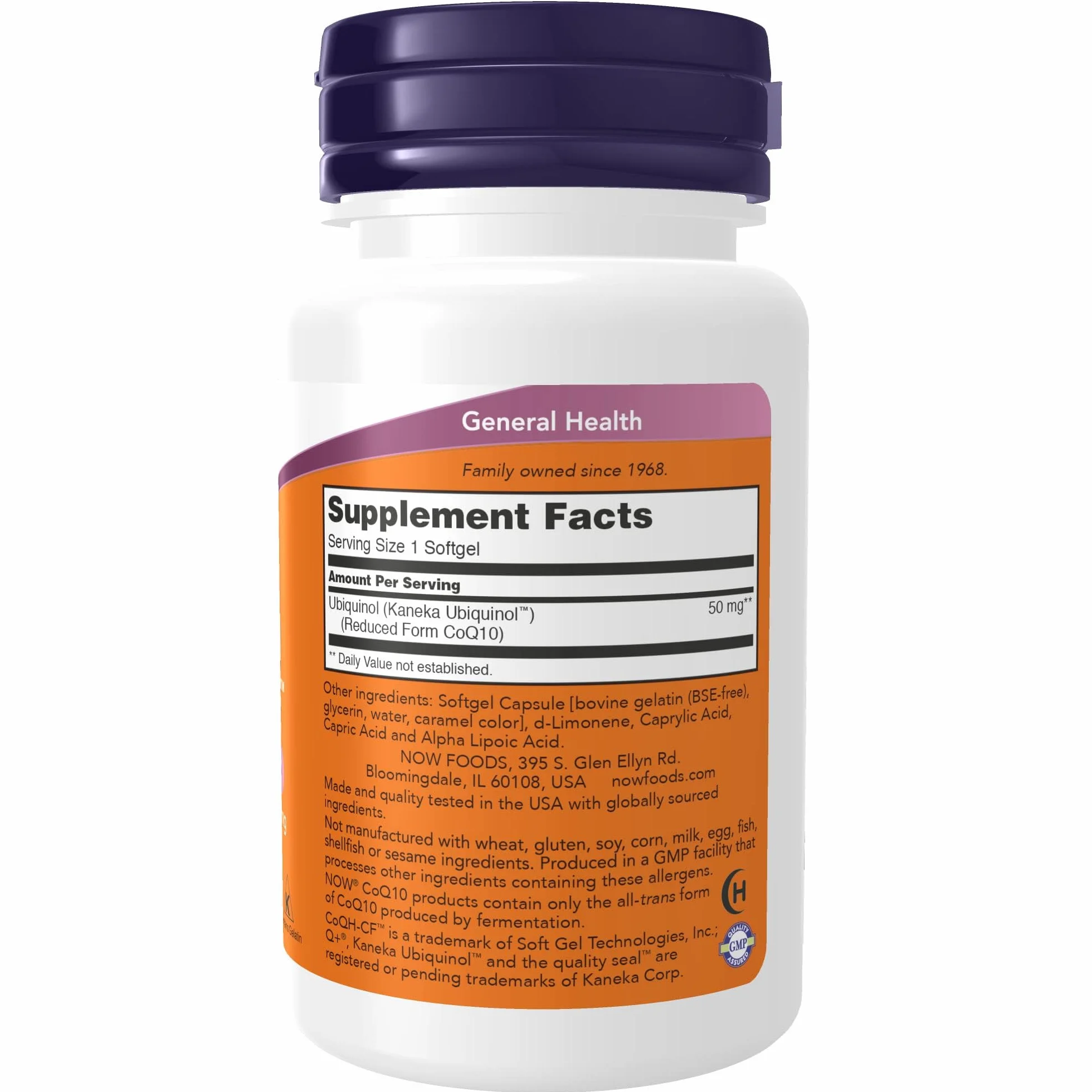 Ubiquinol CoQH-CF - 60 softgels