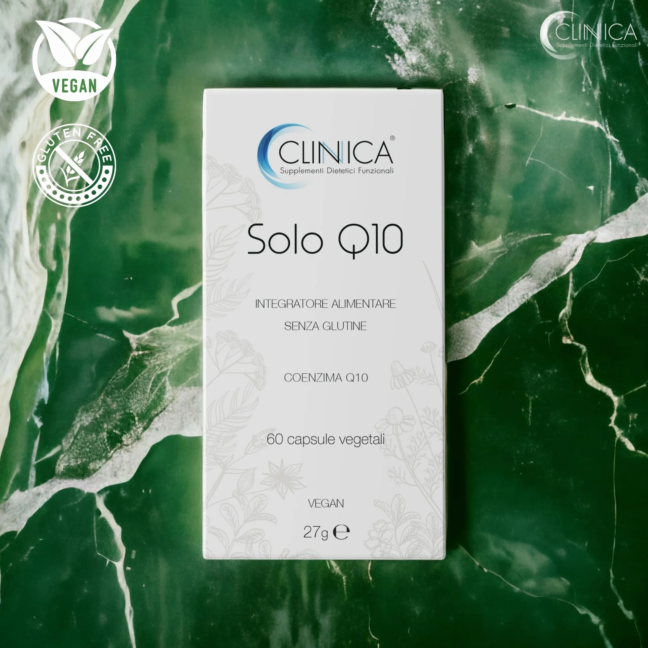 Coenzima Q10 Kaneka 100mg 60 Capsule Vegetali Integratore Coenzima Q10 di Alta Qualità Antiossidanti Integratori, Coq10 Vegan Senza Glutine