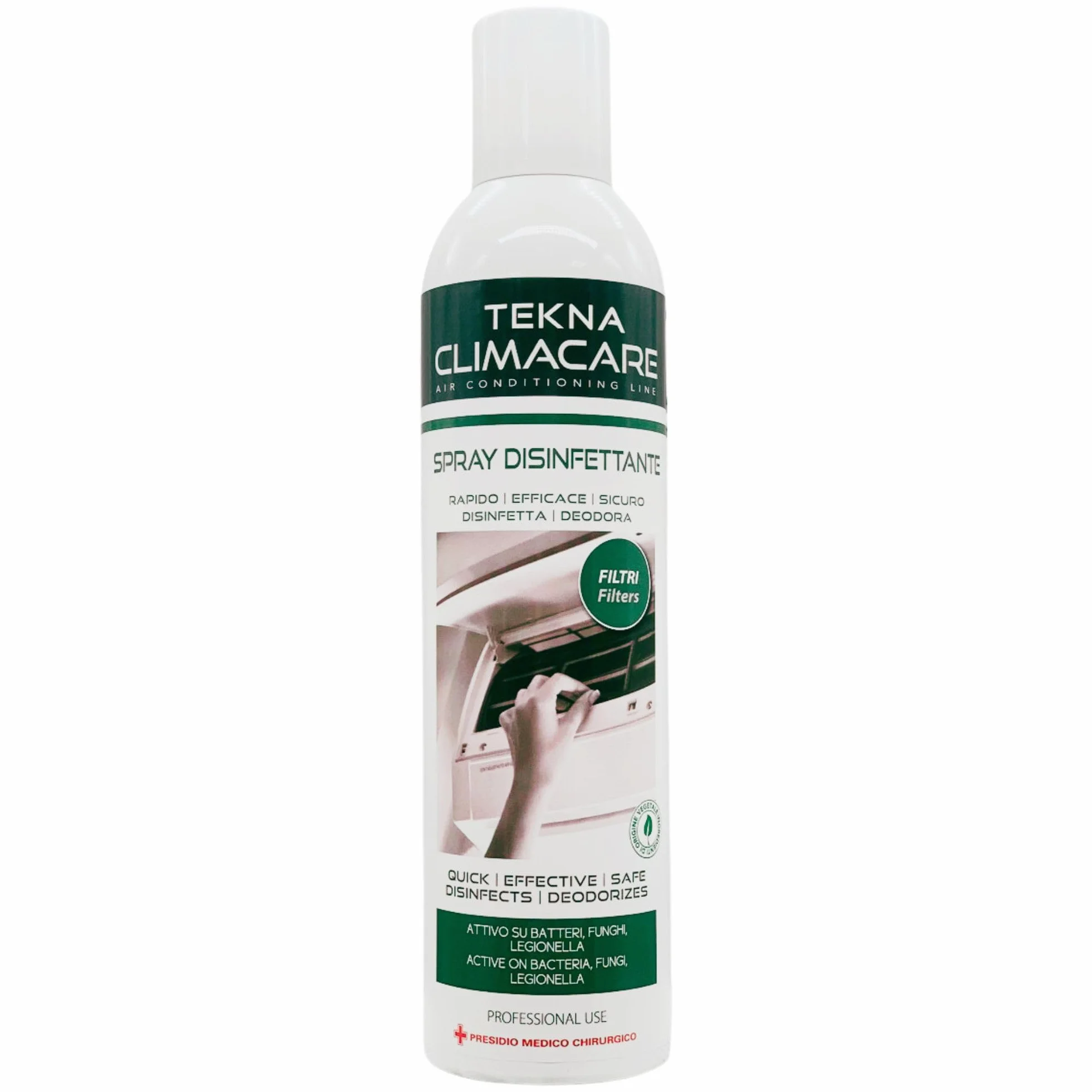 Spray Igienizzante per Climatizzatori 400ml + Guanti HDPE Monouso 100pz