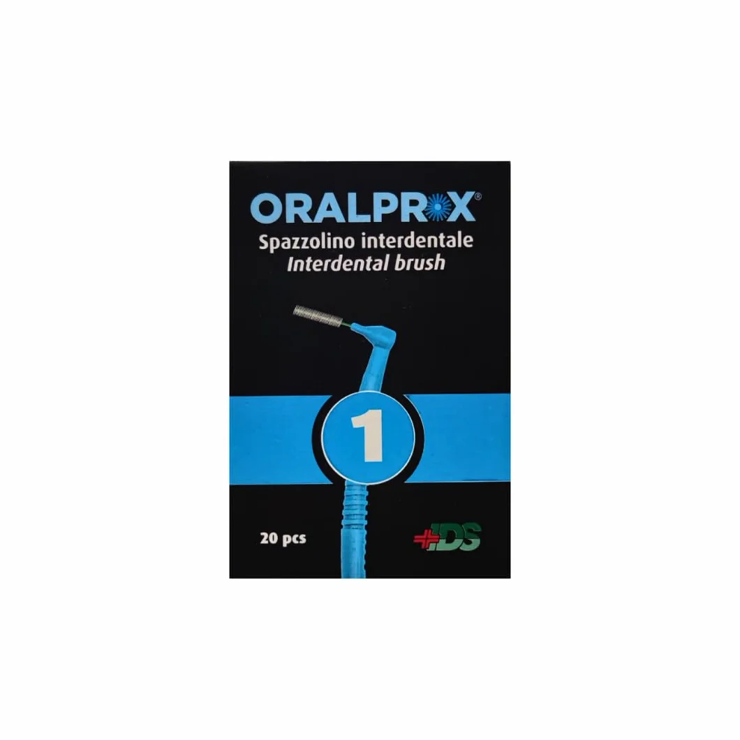 OralProx Scovolini Interdentali Micro Tascabili – Pulizia Profonda – Anima Rivestita – 9 Misure – 20 Pz Blisterati Singoli – Azzurro