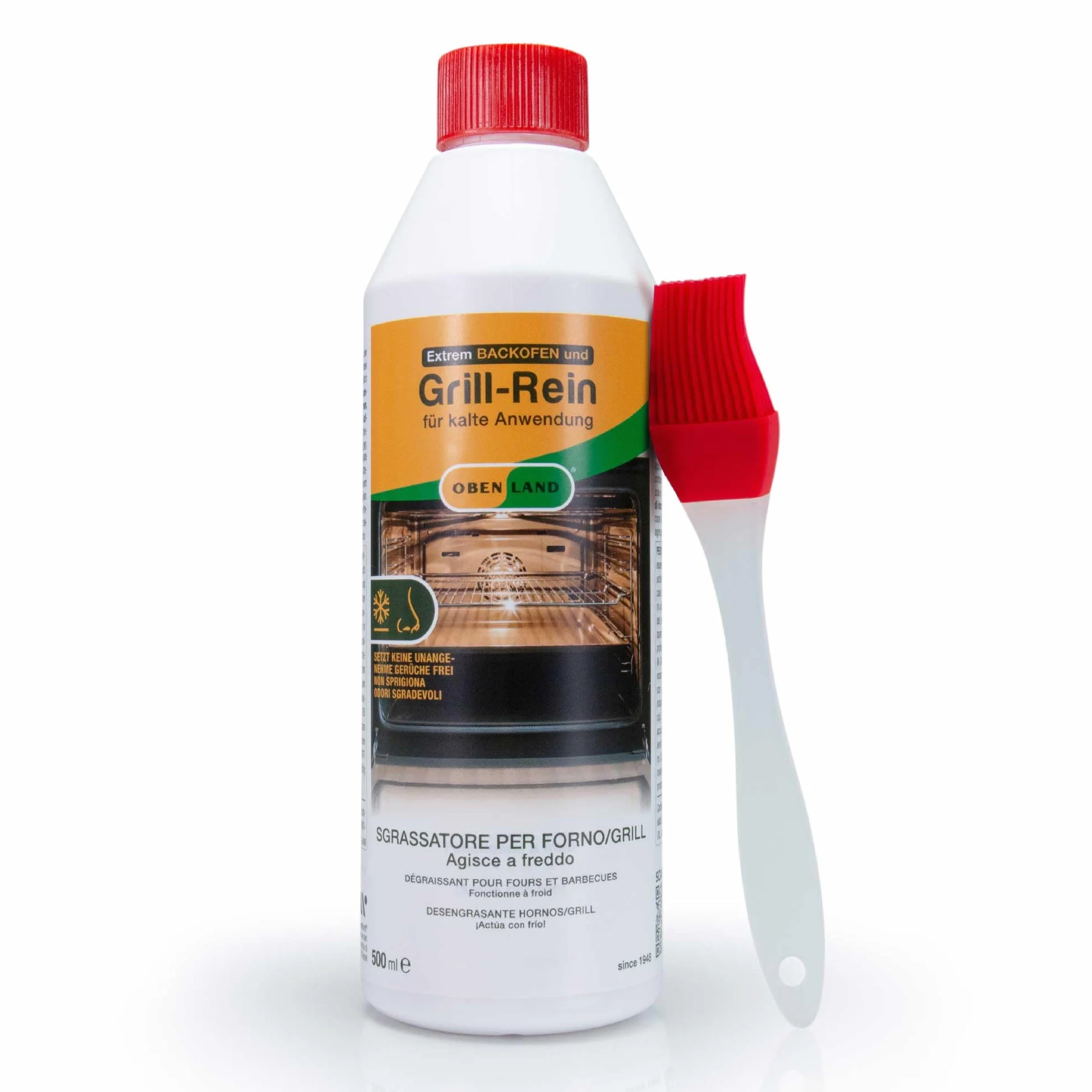 Gel pulitore e disincrostante per forno, grill e pentole. 500 ml