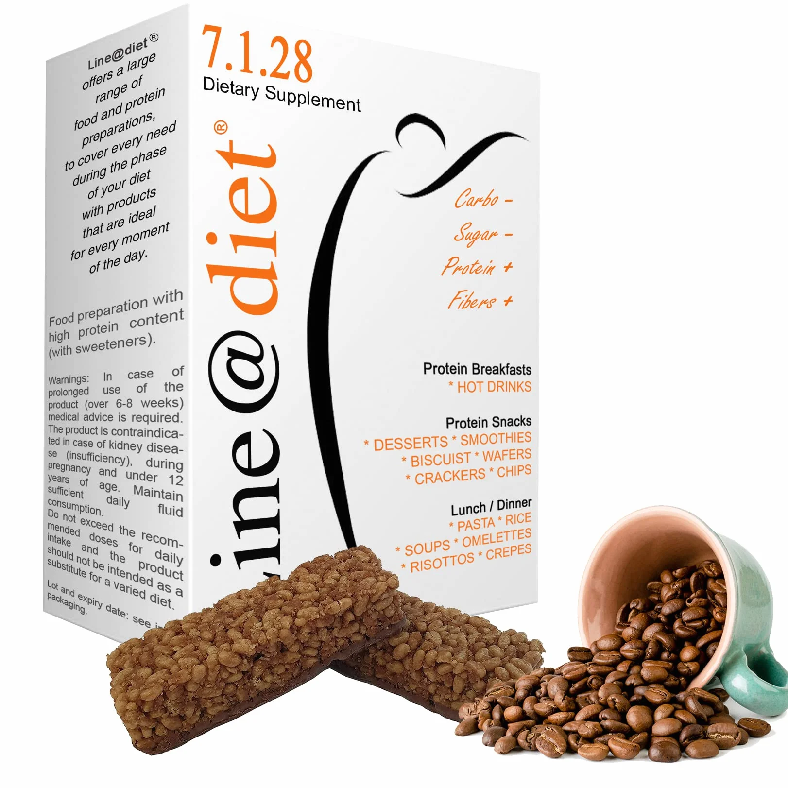 10 Barrette Crunchy Proteiche al Caffè Moka 0 Zuccheri 15g Proteine 4g Carboidrati