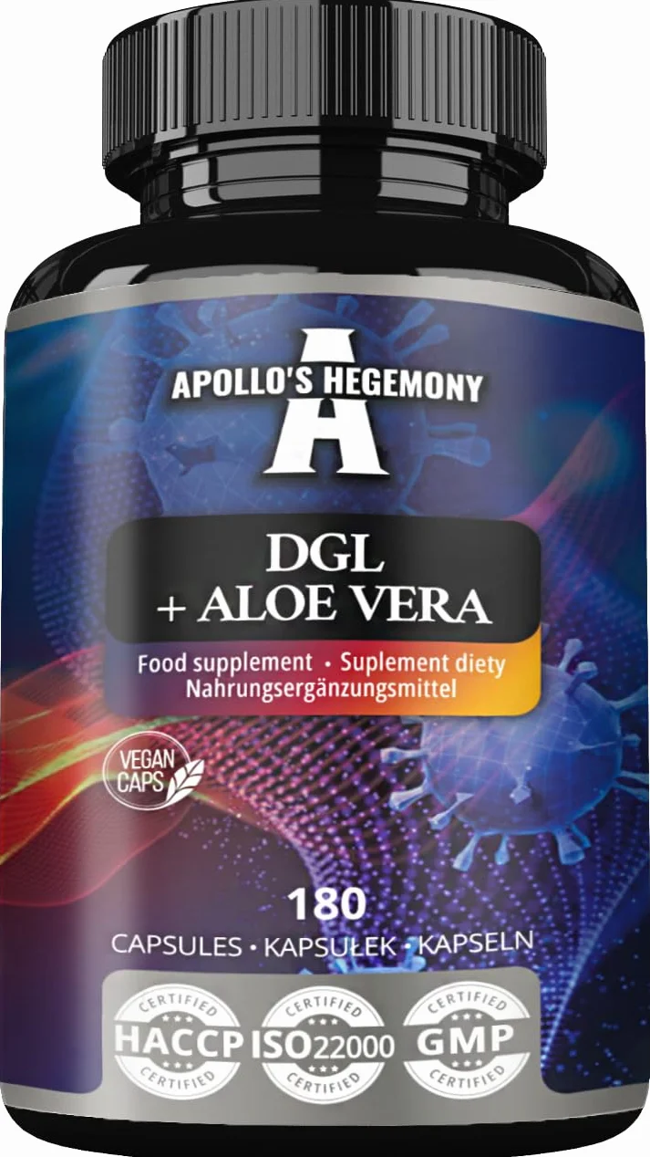 Apollo's Hegemony Aloe Vera 500 mg 180 capsule vegane integratore digestione resistenza
