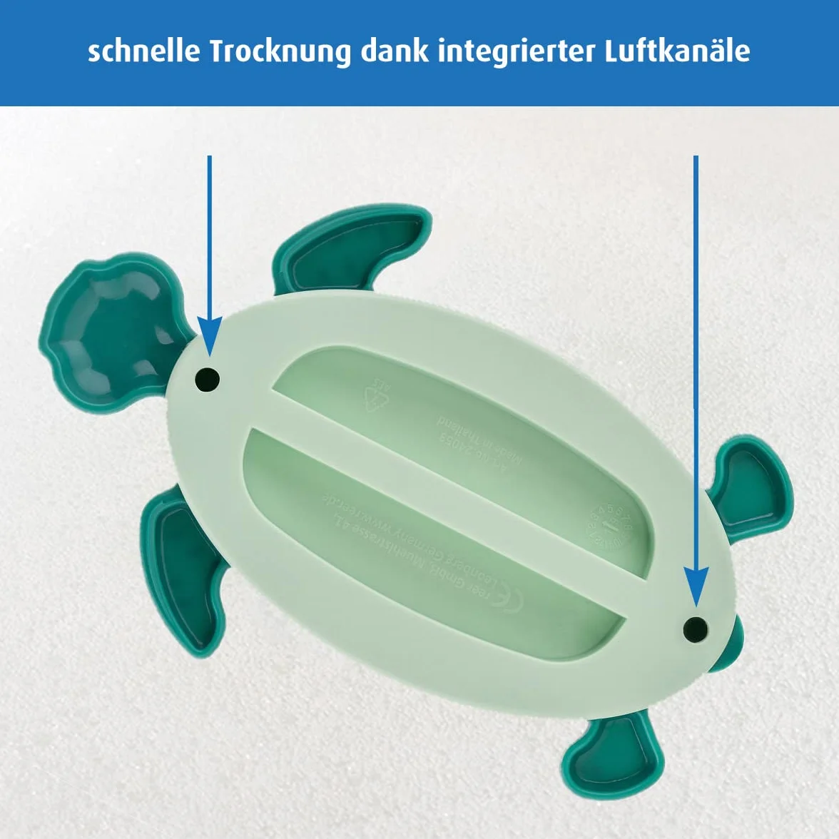 Reer GmbH Termometro da Bagno per Bambini, a Prova di Bambino, Verde