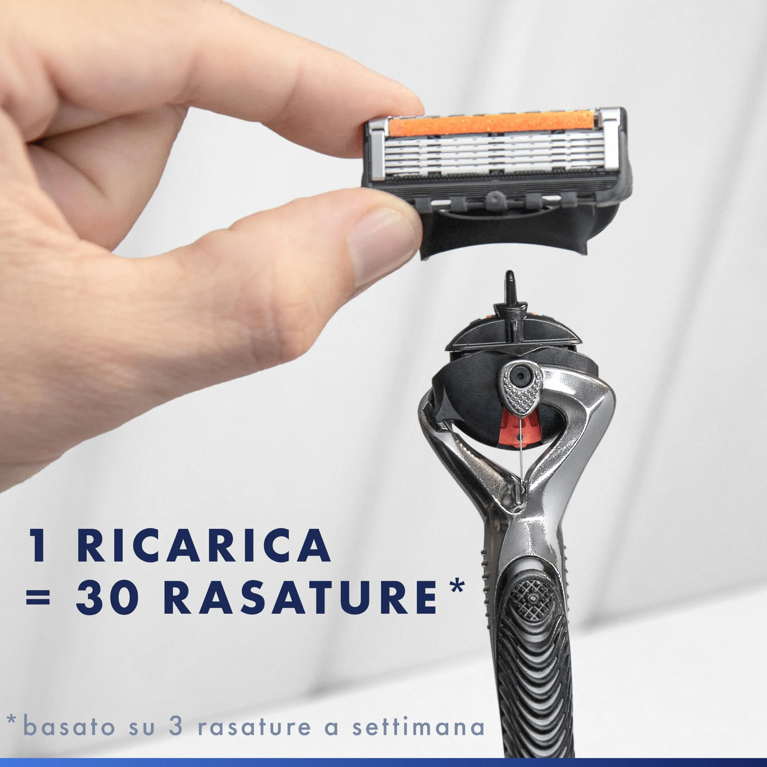 Gillette Proglide 1 Rasoio Barba Manuale e 12 Lamette Gillette Proglide di Ricambio a 5 lame per Rasatura Profonda Uomo, Lame di Precisione per Rasoio Manuale Uomo