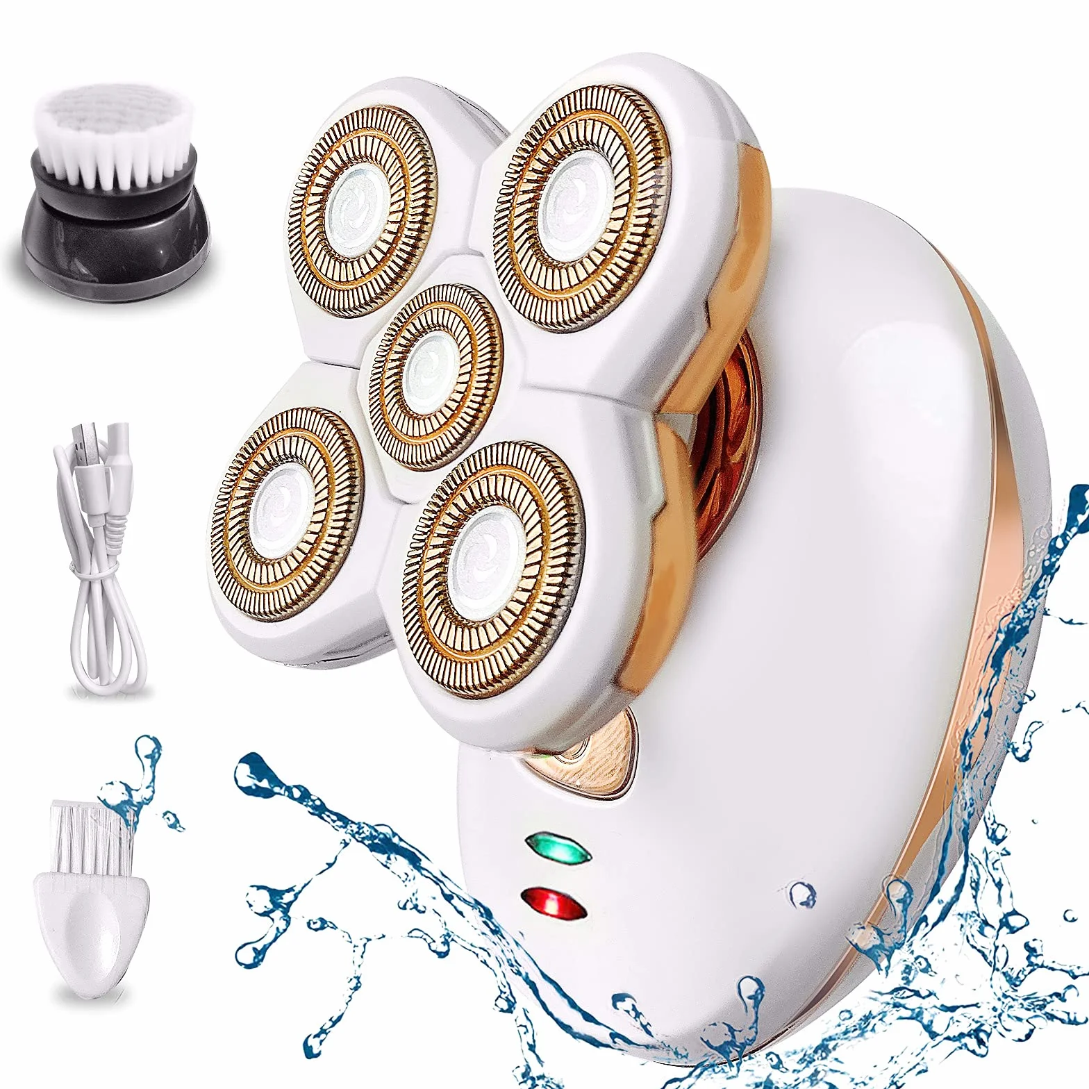 2021 Upgrade Rasoio Elettrico Da Donna, Lady Shaver Indolore, Impermeabile Epilatore per il Corpo Femminile, Ricaricabile e cordless Trimmer Depilazione per gambe Viso Corpo Labbra Ascelle